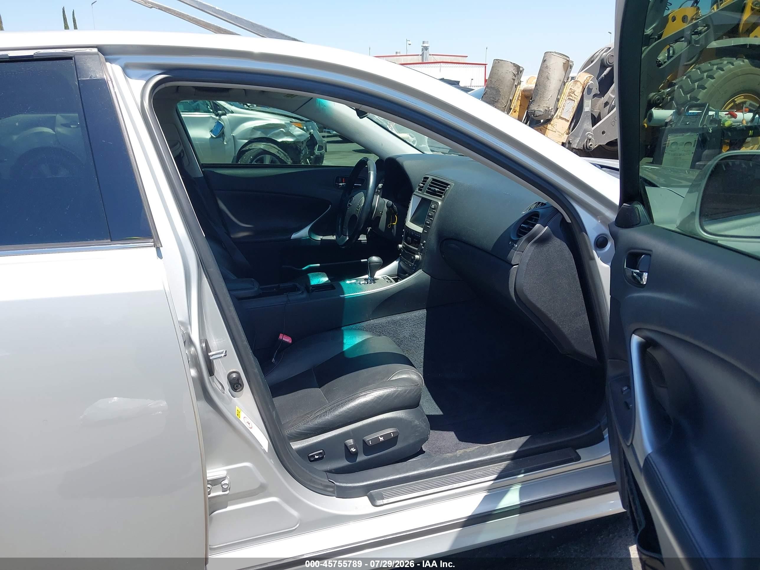 2007 Lexus Is 350   Серебряный vin: JTHBE262975013534