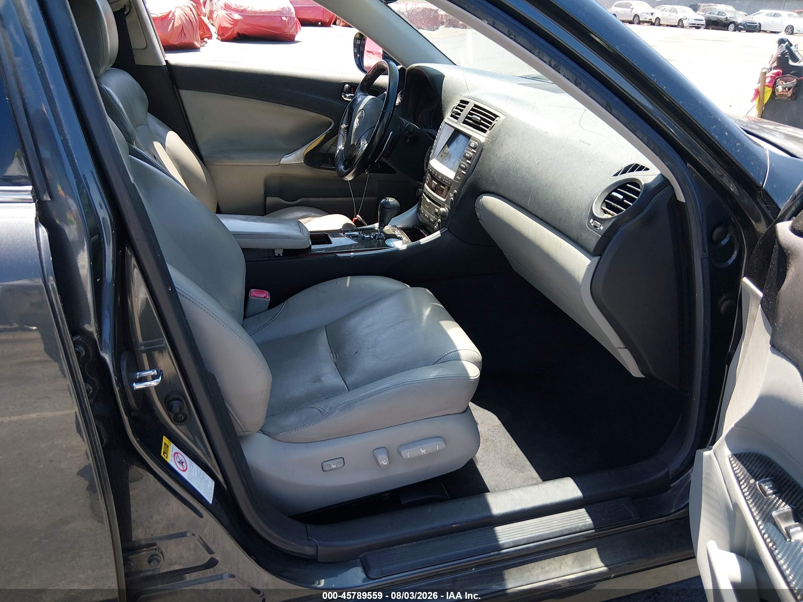 2008 Lexus Is 350   Gray vin: JTHBE262985020923