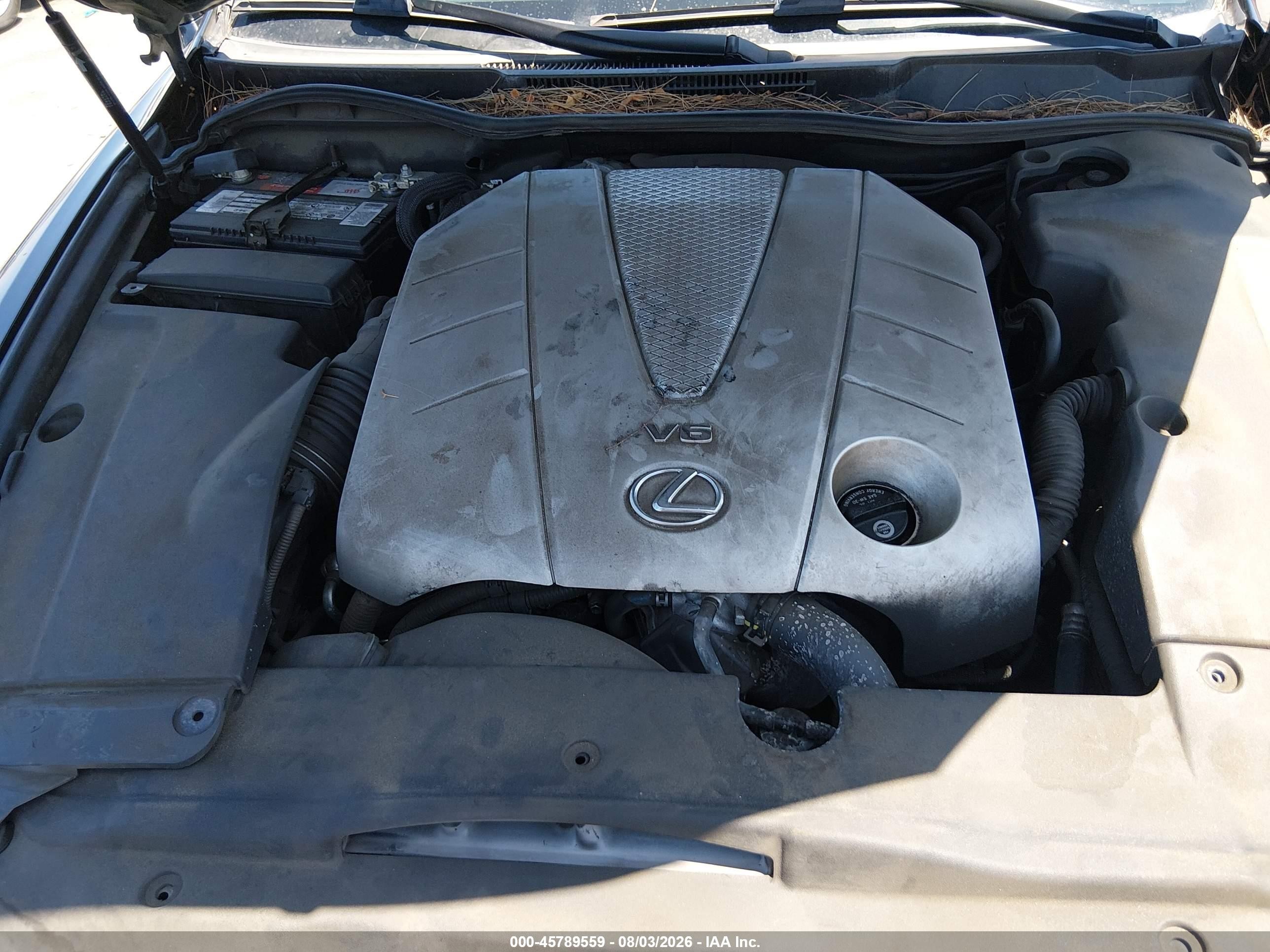 2008 Lexus Is 350   Gray vin: JTHBE262985020923