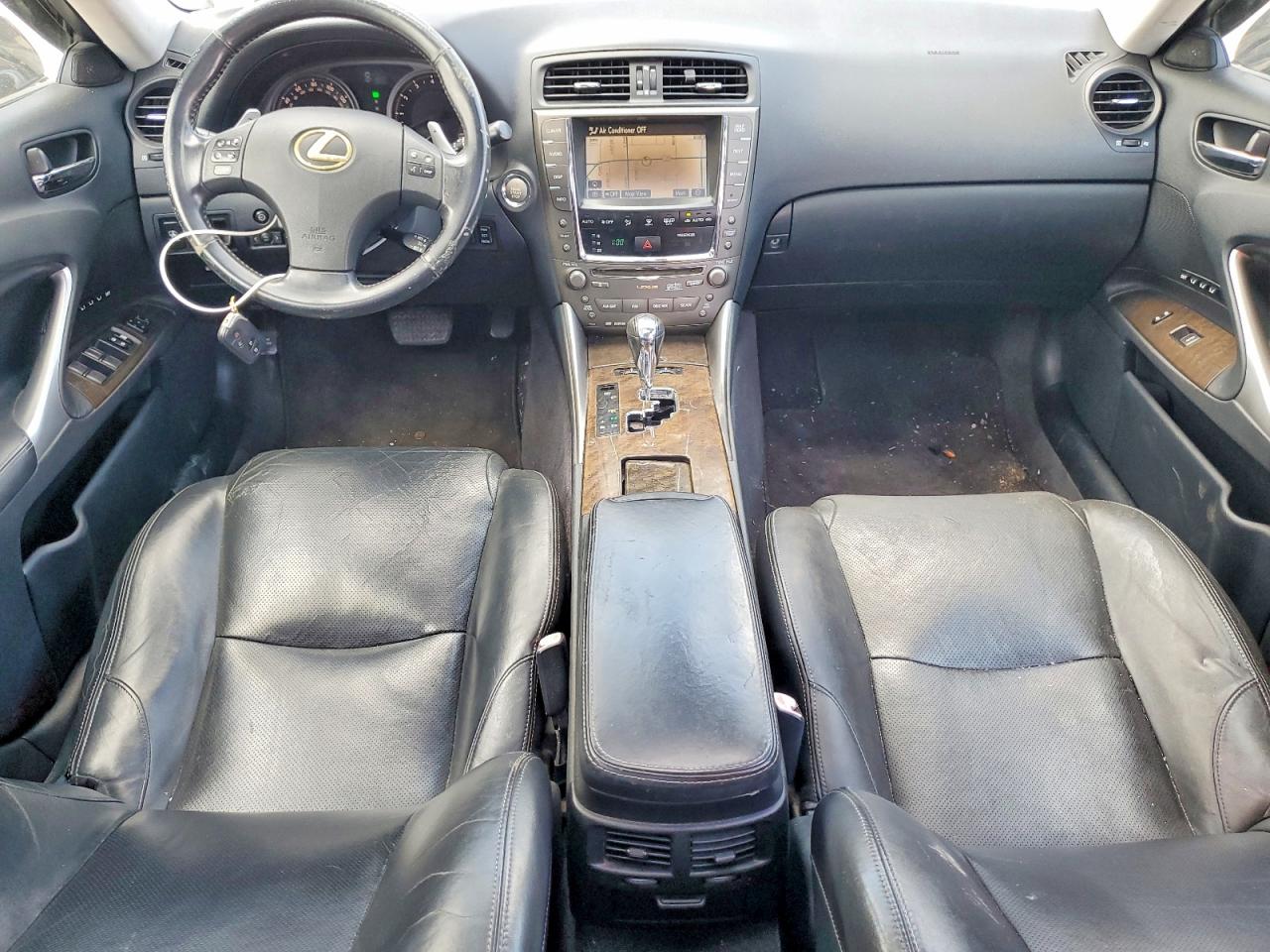 2009 Lexus Is 350 Black vin: JTHBE262992017247