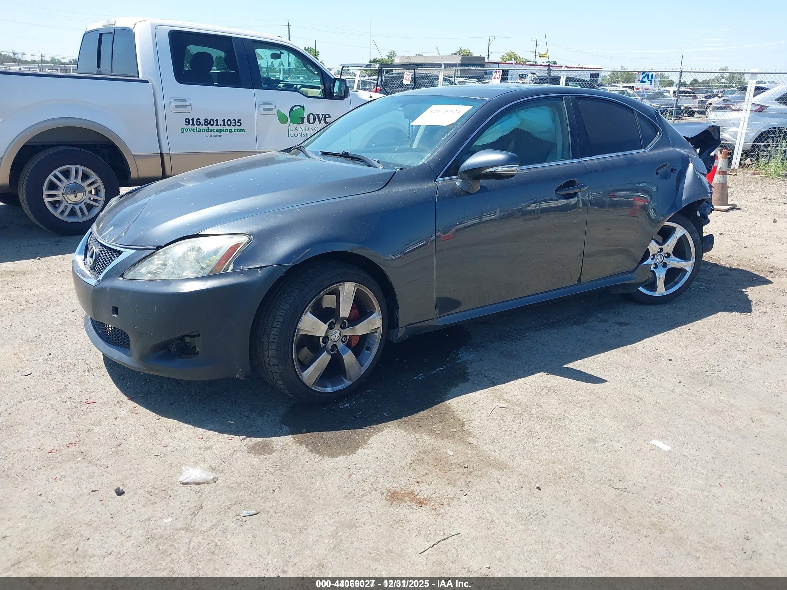 2009 Lexus Is 350   Gray vin: JTHBE262995023208