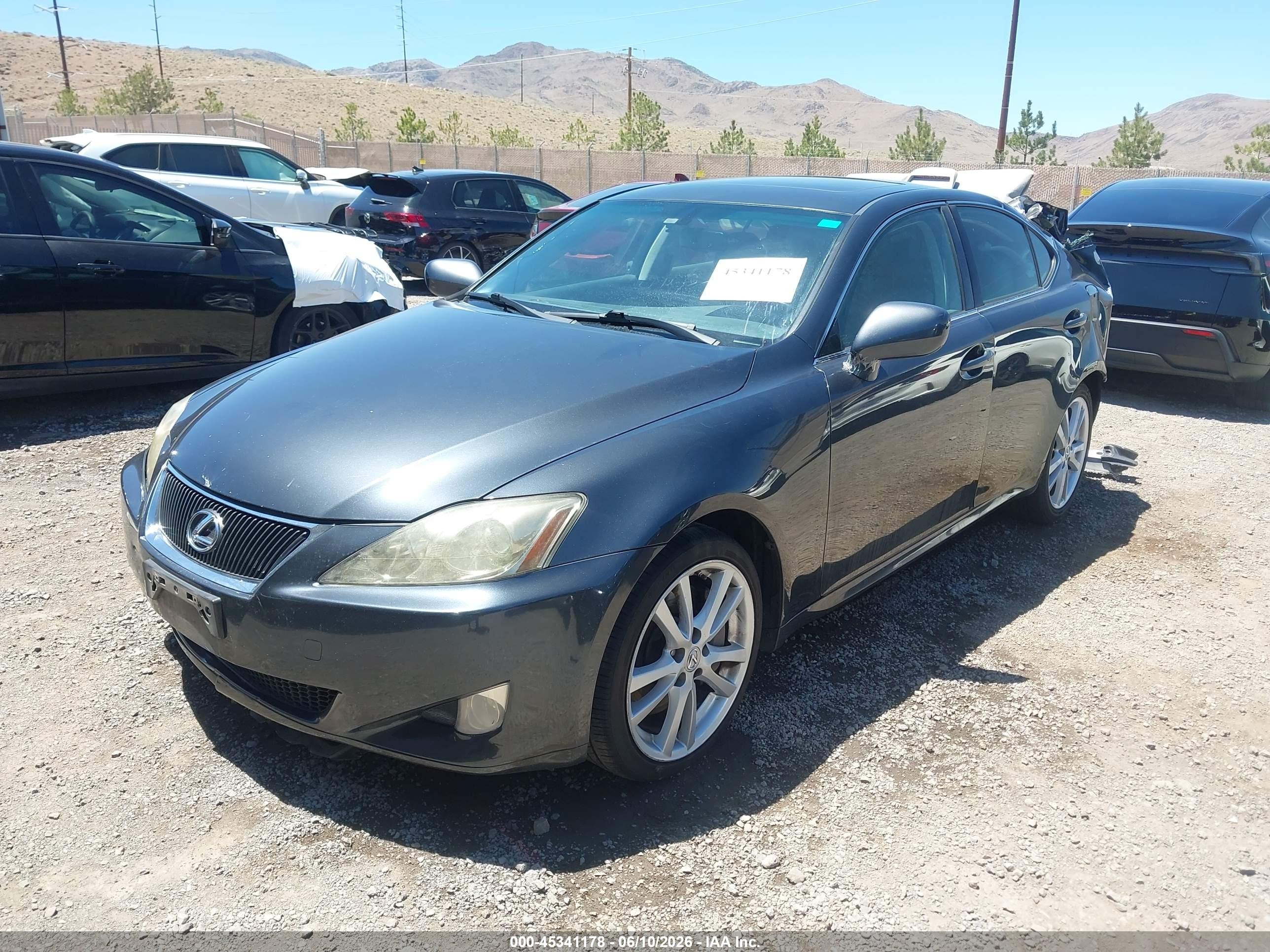 2006 Lexus Is 350   Gray vin: JTHBE262X65010494