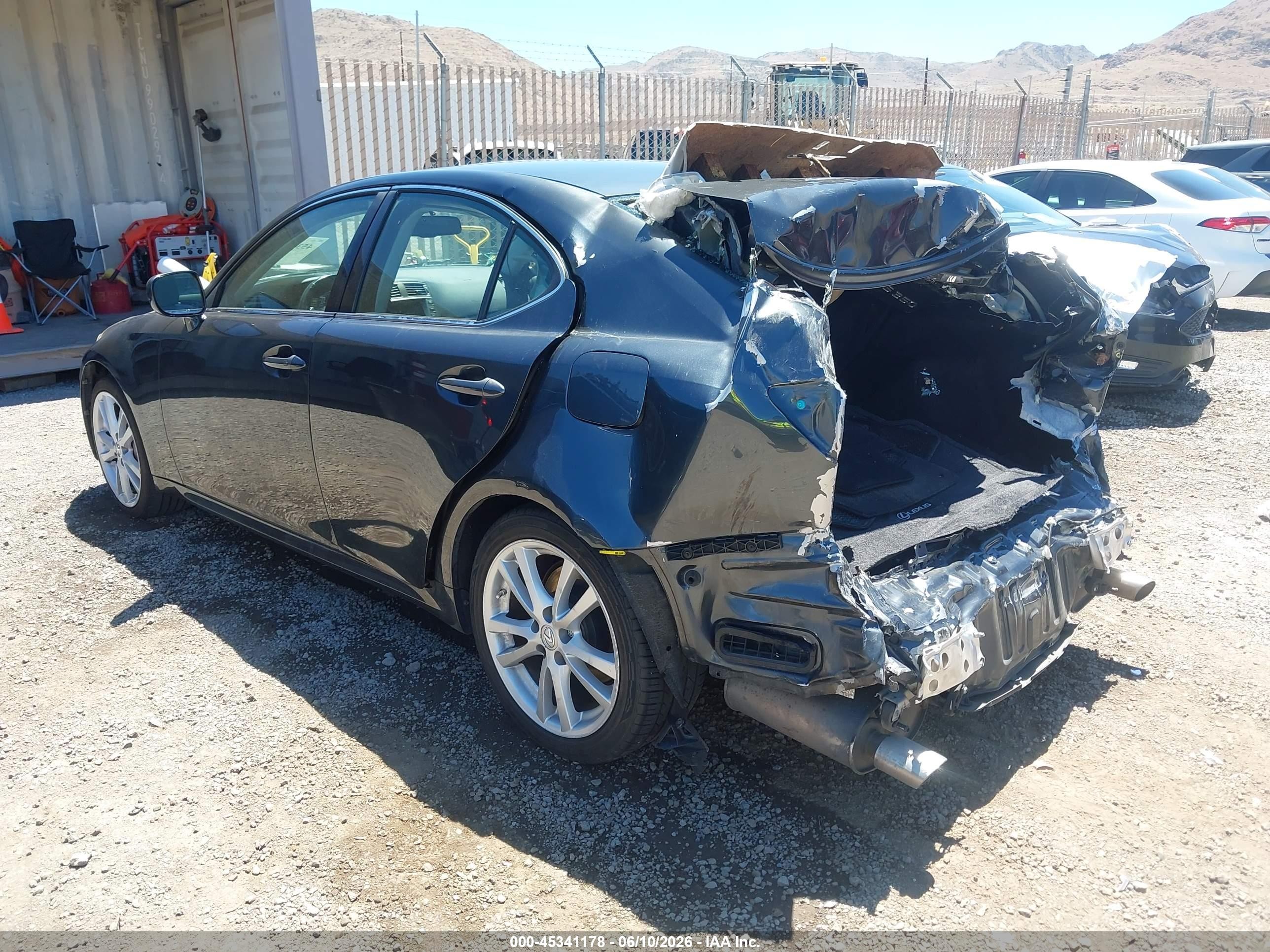 2006 Lexus Is 350   Gray vin: JTHBE262X65010494