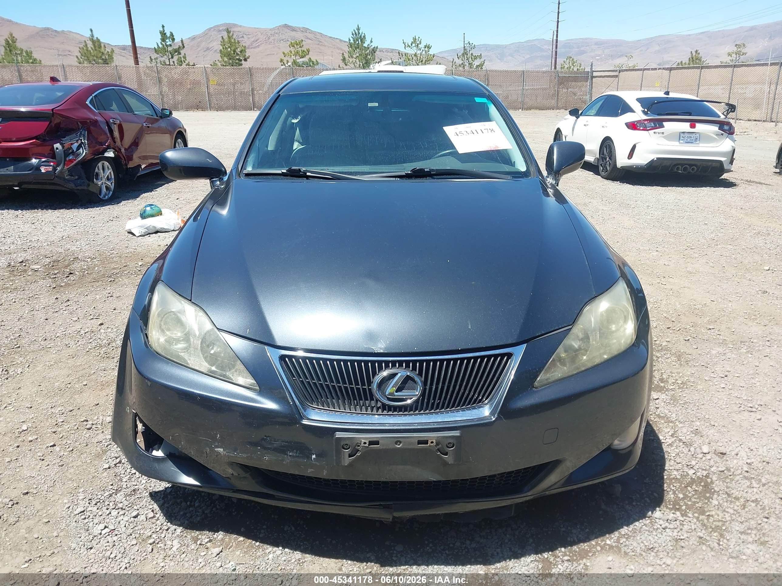 2006 Lexus Is 350   Gray vin: JTHBE262X65010494