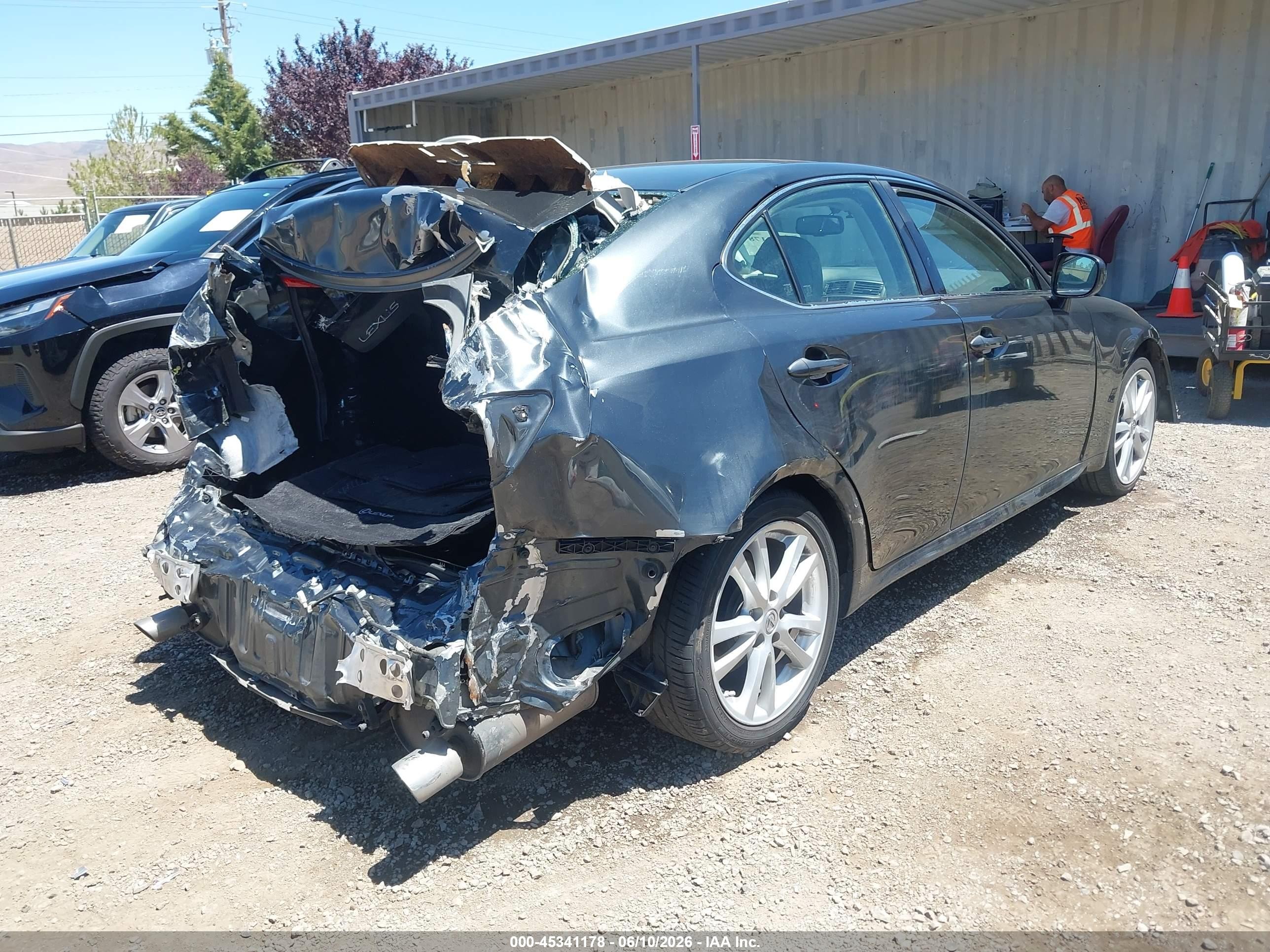 2006 Lexus Is 350   Gray vin: JTHBE262X65010494