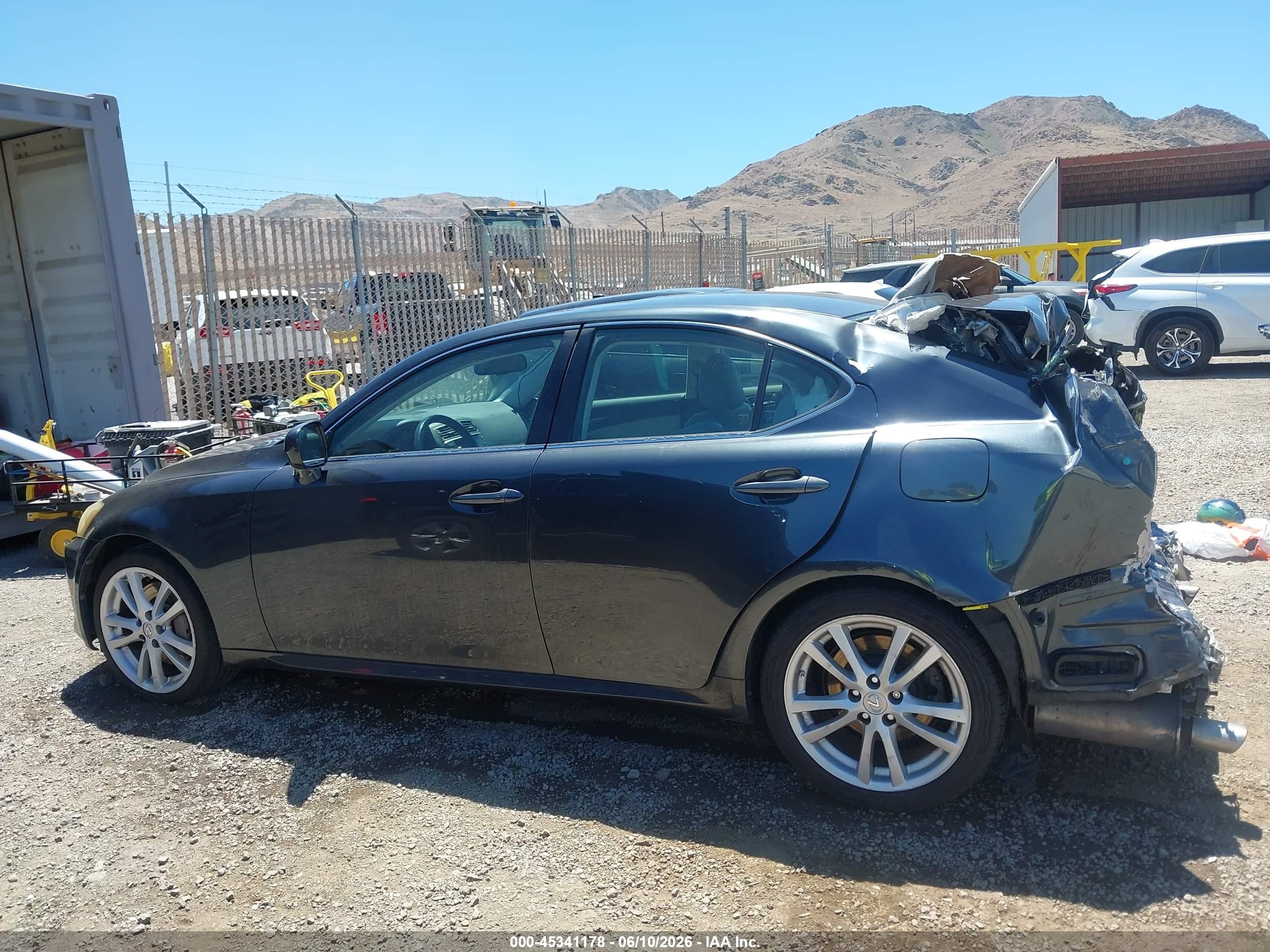 2006 Lexus Is 350   Gray vin: JTHBE262X65010494