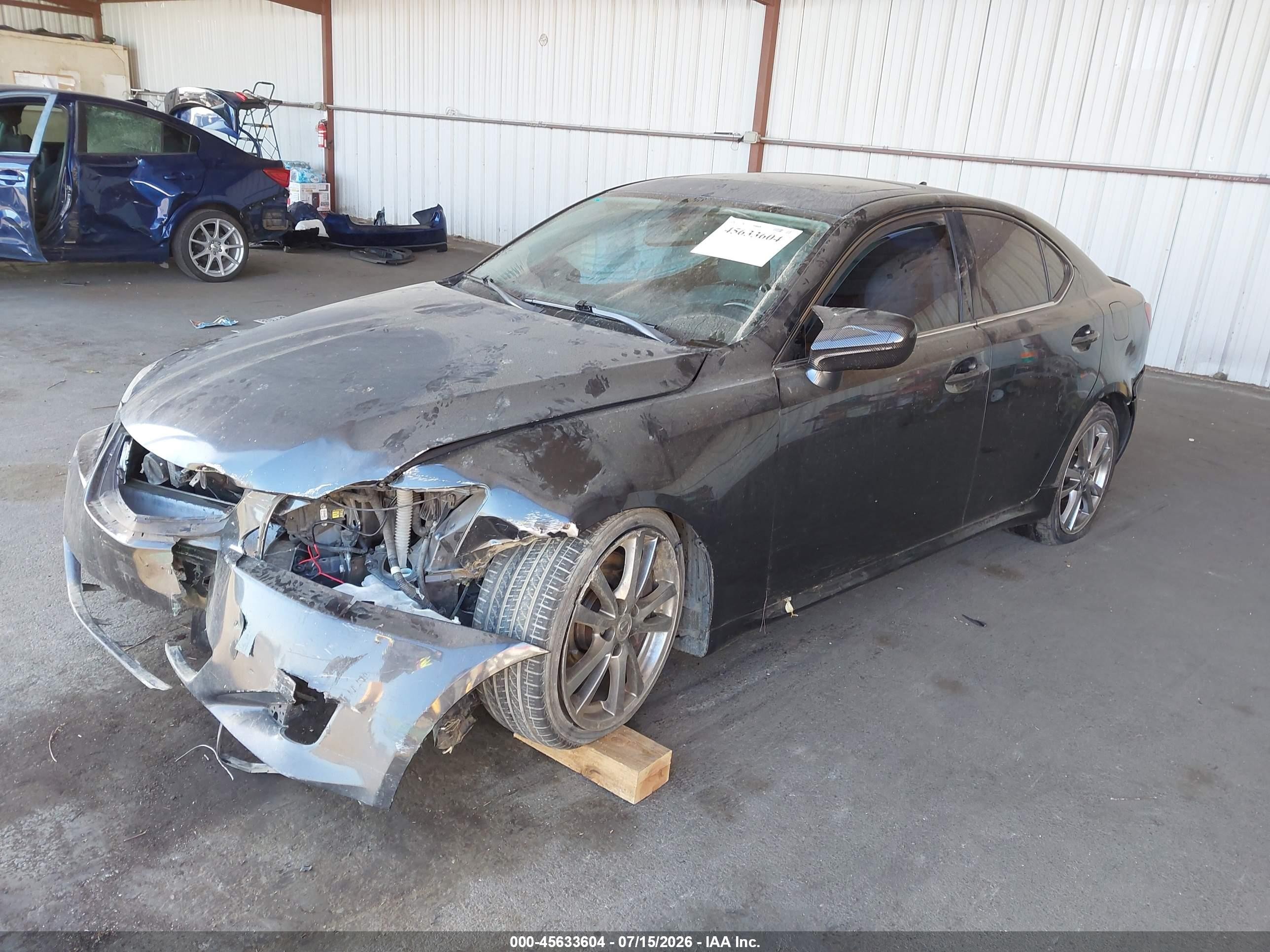 2008 Lexus Is 350 Gray vin: JTHBE262X82014453