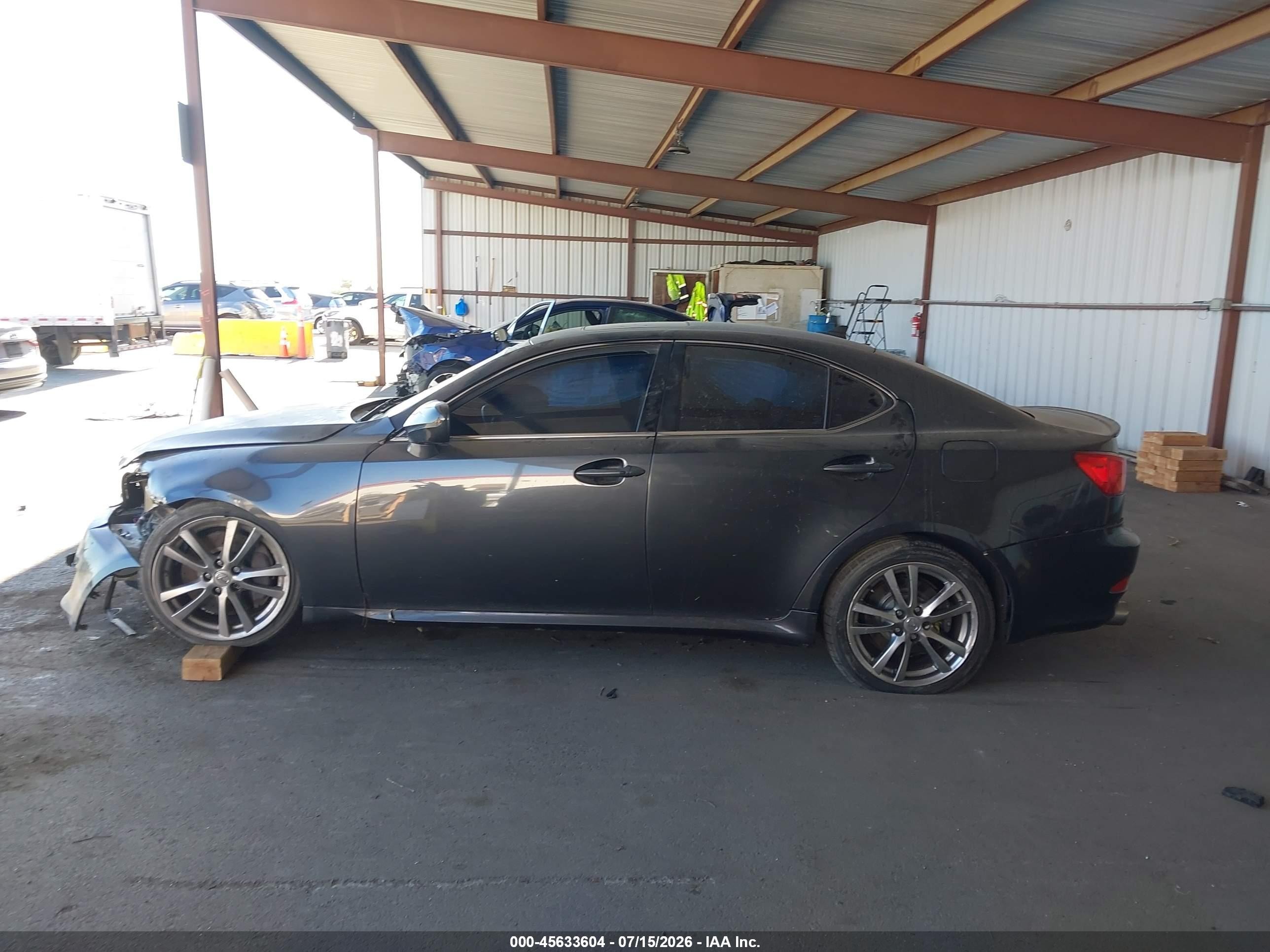 2008 Lexus Is 350 Gray vin: JTHBE262X82014453