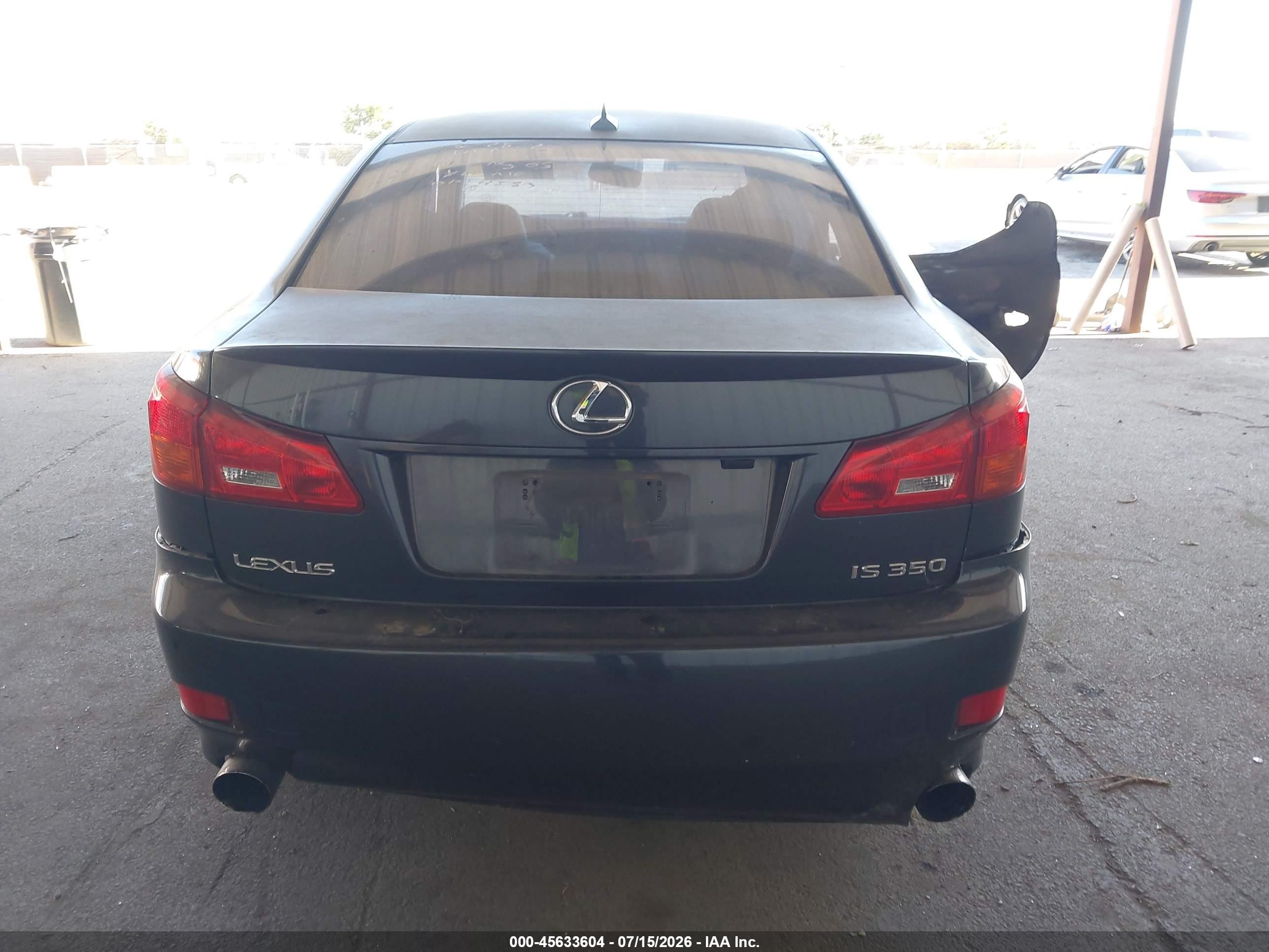 2008 Lexus Is 350 Gray vin: JTHBE262X82014453