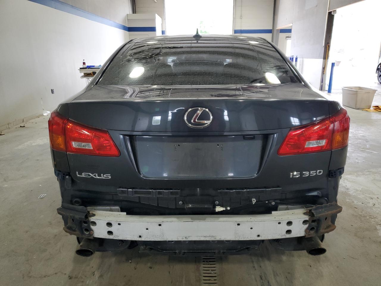 2008 Lexus Is 350 Blue vin: JTHBE262X85019537 Damage: Rear Bumper, Missing, Replacement Required