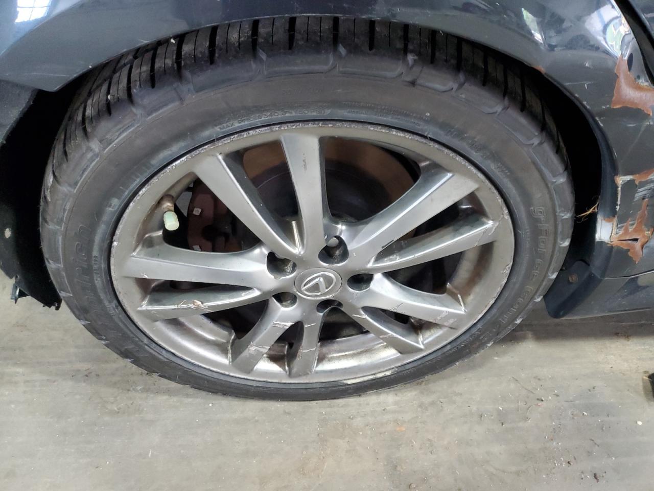 2008 Lexus Is 350 Blue vin: JTHBE262X85019537 Damage: Right Rear Wheel, Curb Rash, > 12 Inches