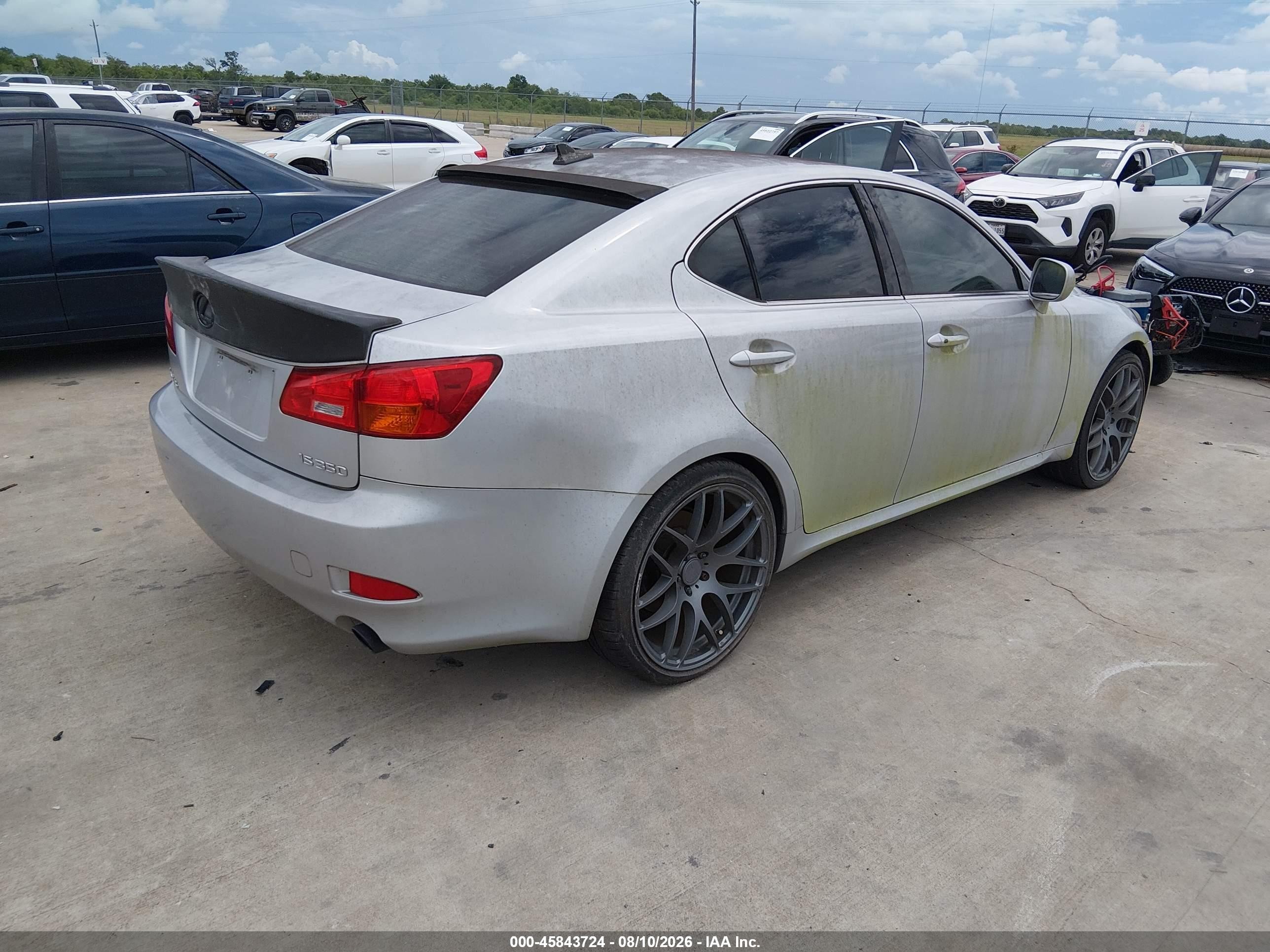 2008 Lexus Is 350   Серебряный vin: JTHBE262X85021028