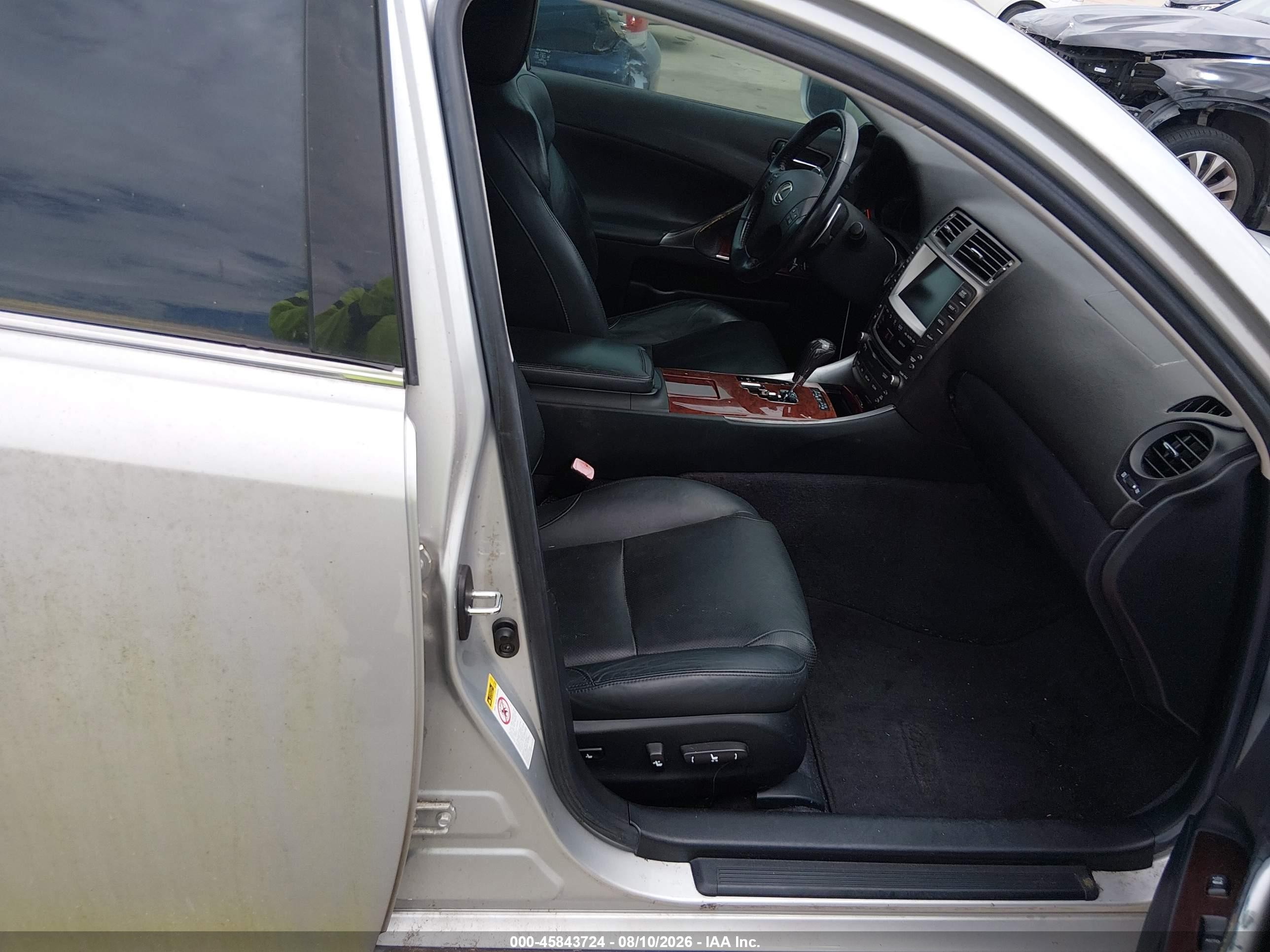 2008 Lexus Is 350   Серебряный vin: JTHBE262X85021028