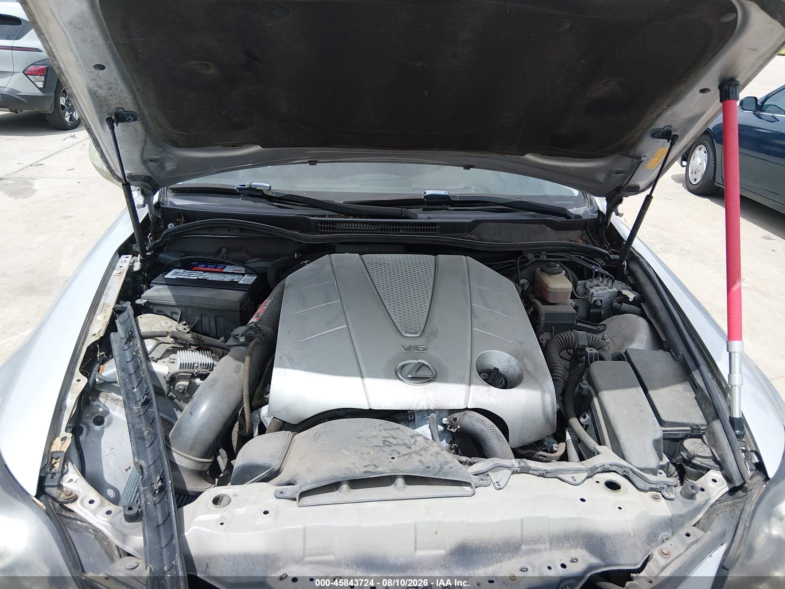 2008 Lexus Is 350   Серебряный vin: JTHBE262X85021028