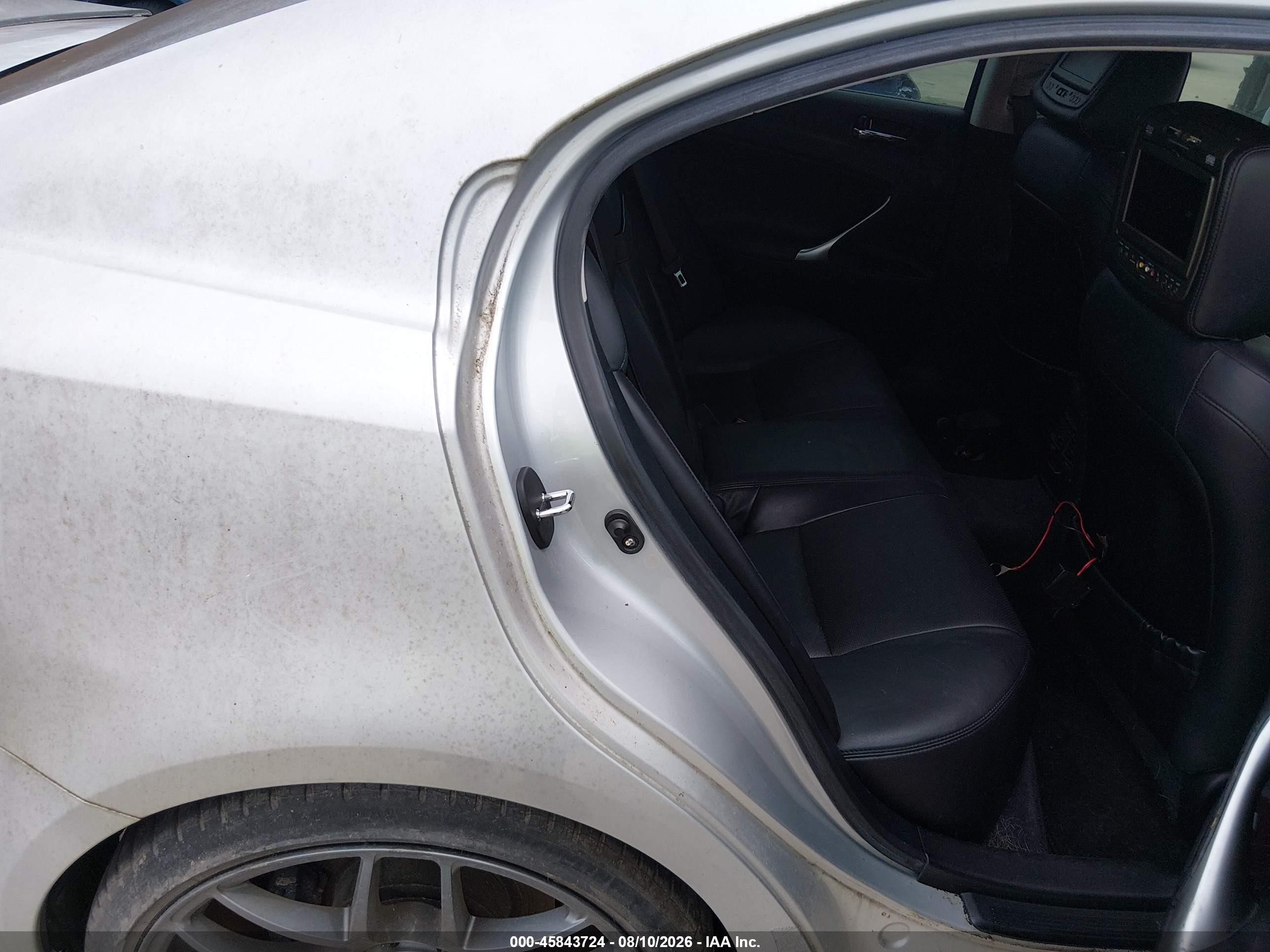 2008 Lexus Is 350   Серебряный vin: JTHBE262X85021028