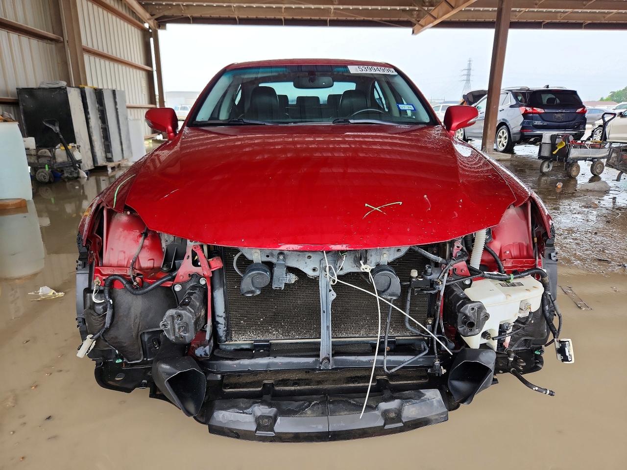2011 Lexus Is 350 Red vin: JTHBE5C20B5028132