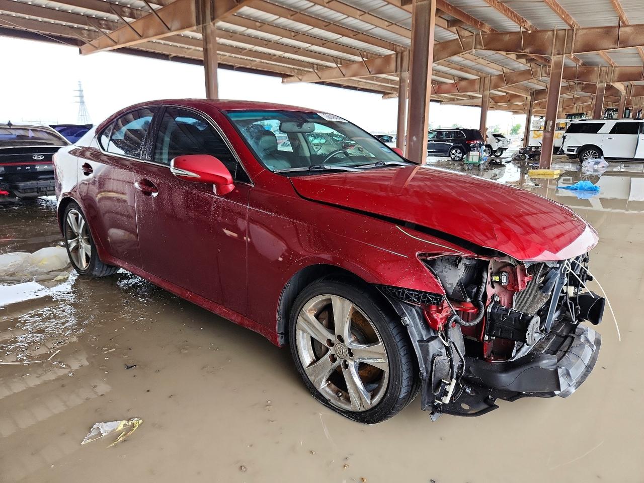 2011 Lexus Is 350 Red vin: JTHBE5C20B5028132