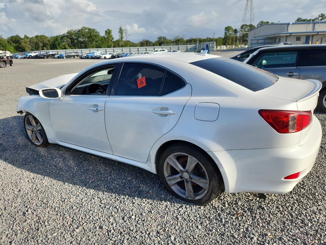 2011 Lexus Is 350 Белый vin: JTHBE5C21B5027930