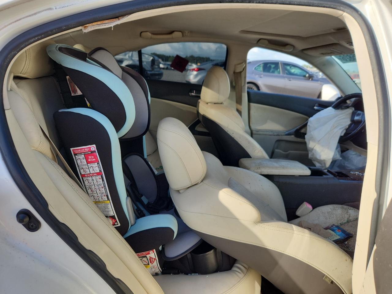 2011 Lexus Is 350 Белый vin: JTHBE5C21B5027930