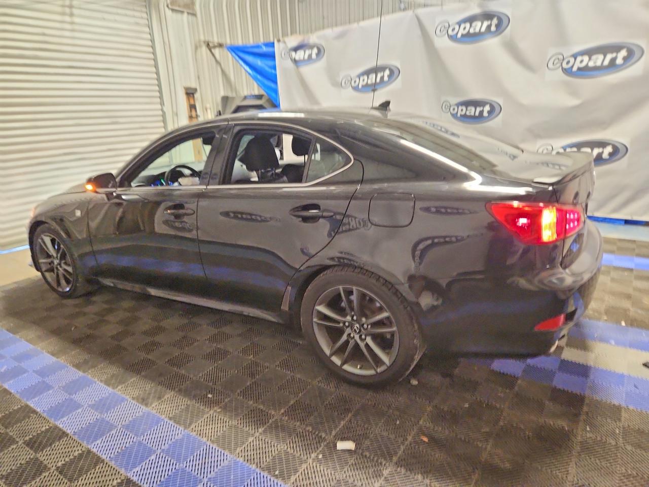 2012 Lexus Is 350 Black vin: JTHBE5C21C5030134
