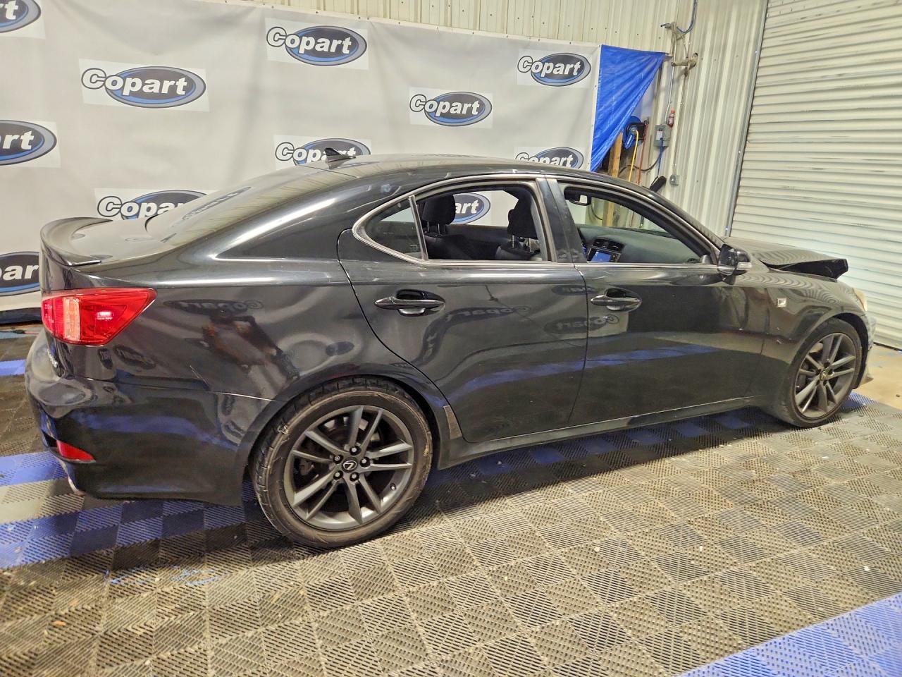 2012 Lexus Is 350 Black vin: JTHBE5C21C5030134