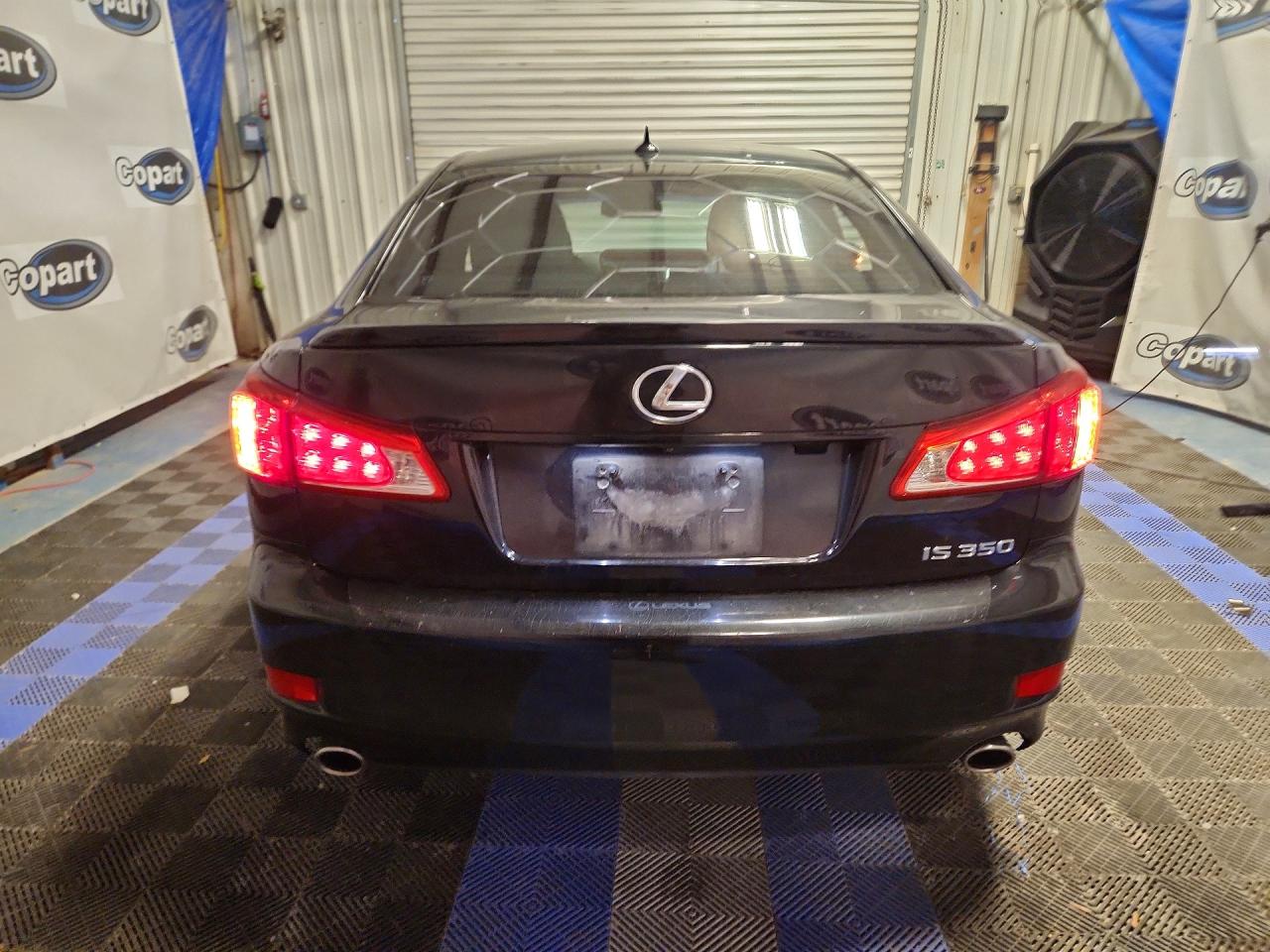 2012 Lexus Is 350 Black vin: JTHBE5C21C5030134