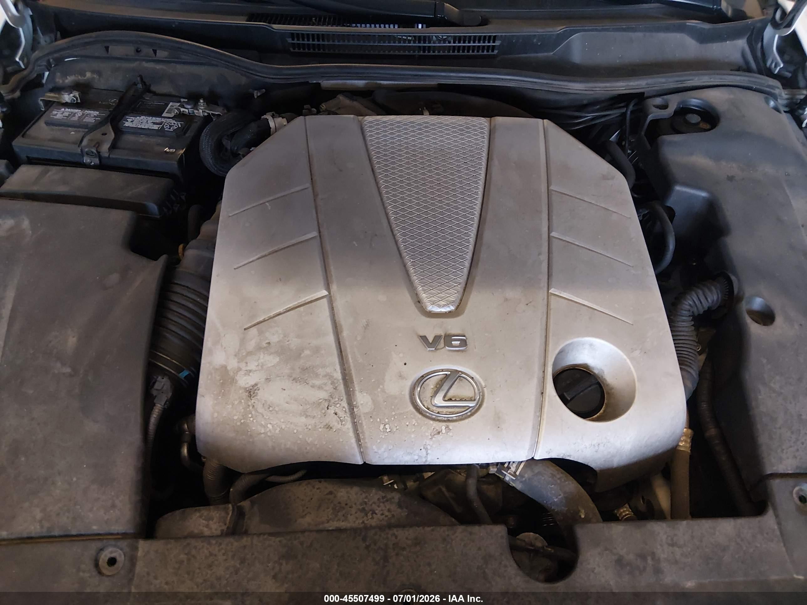 2012 Lexus Is 350   White vin: JTHBE5C21C5030649