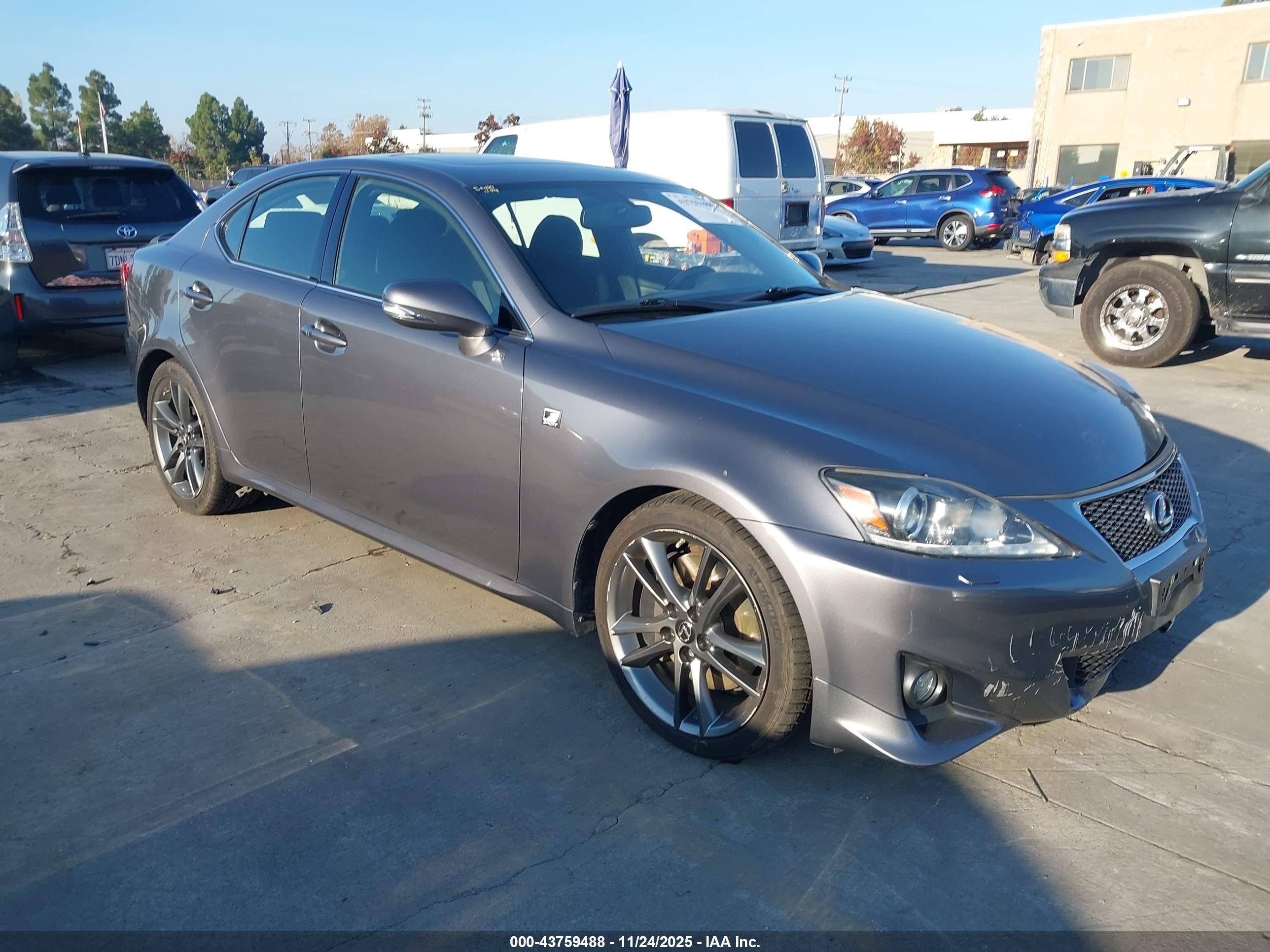 2013 Lexus Is 350   Gray vin: JTHBE5C21D5031849