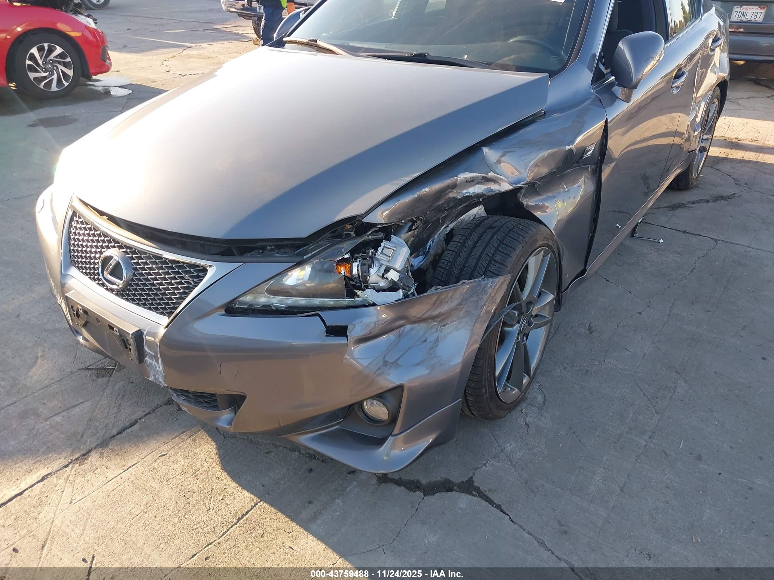 2013 Lexus Is 350   Gray vin: JTHBE5C21D5031849