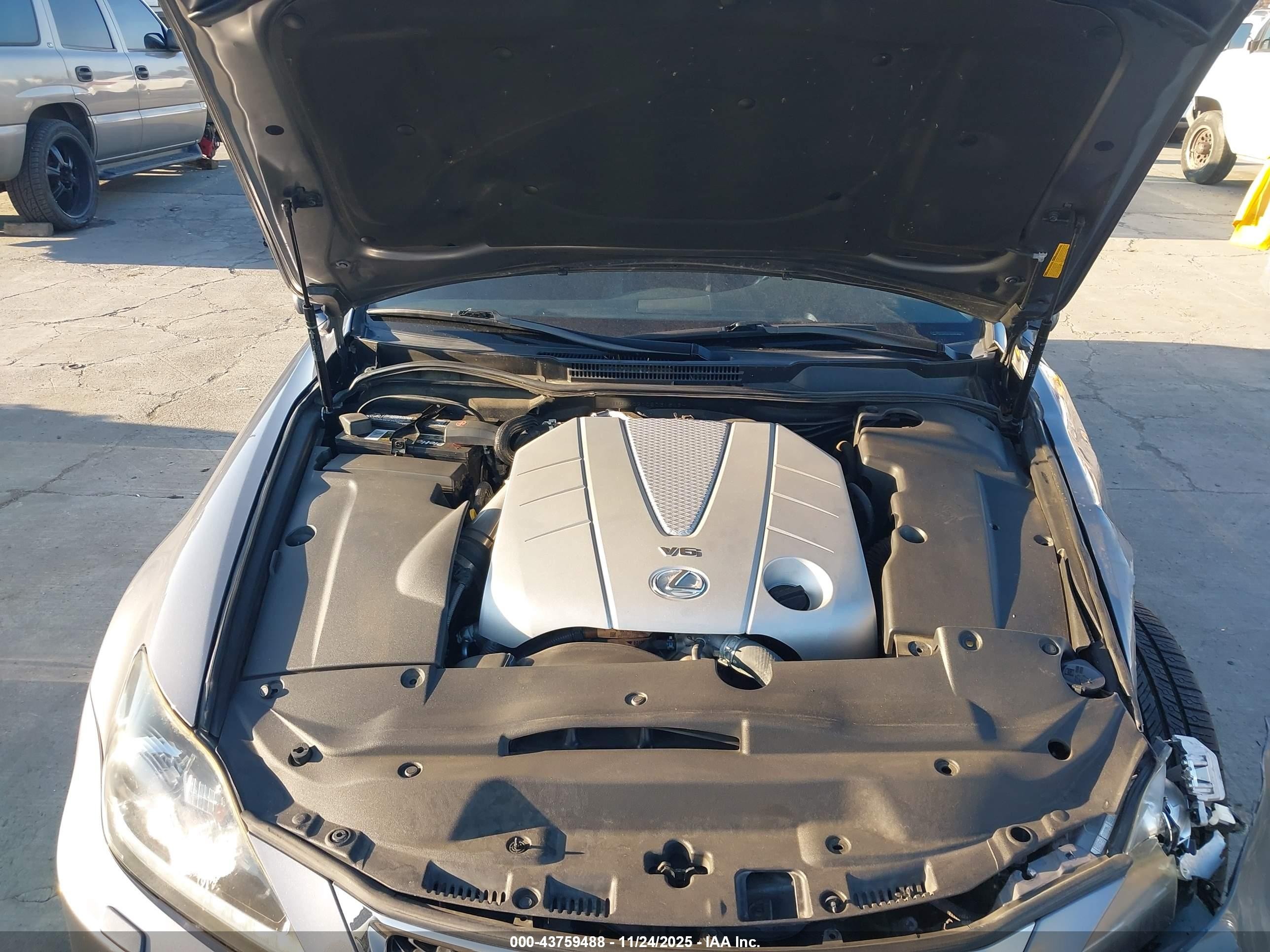 2013 Lexus Is 350   Gray vin: JTHBE5C21D5031849