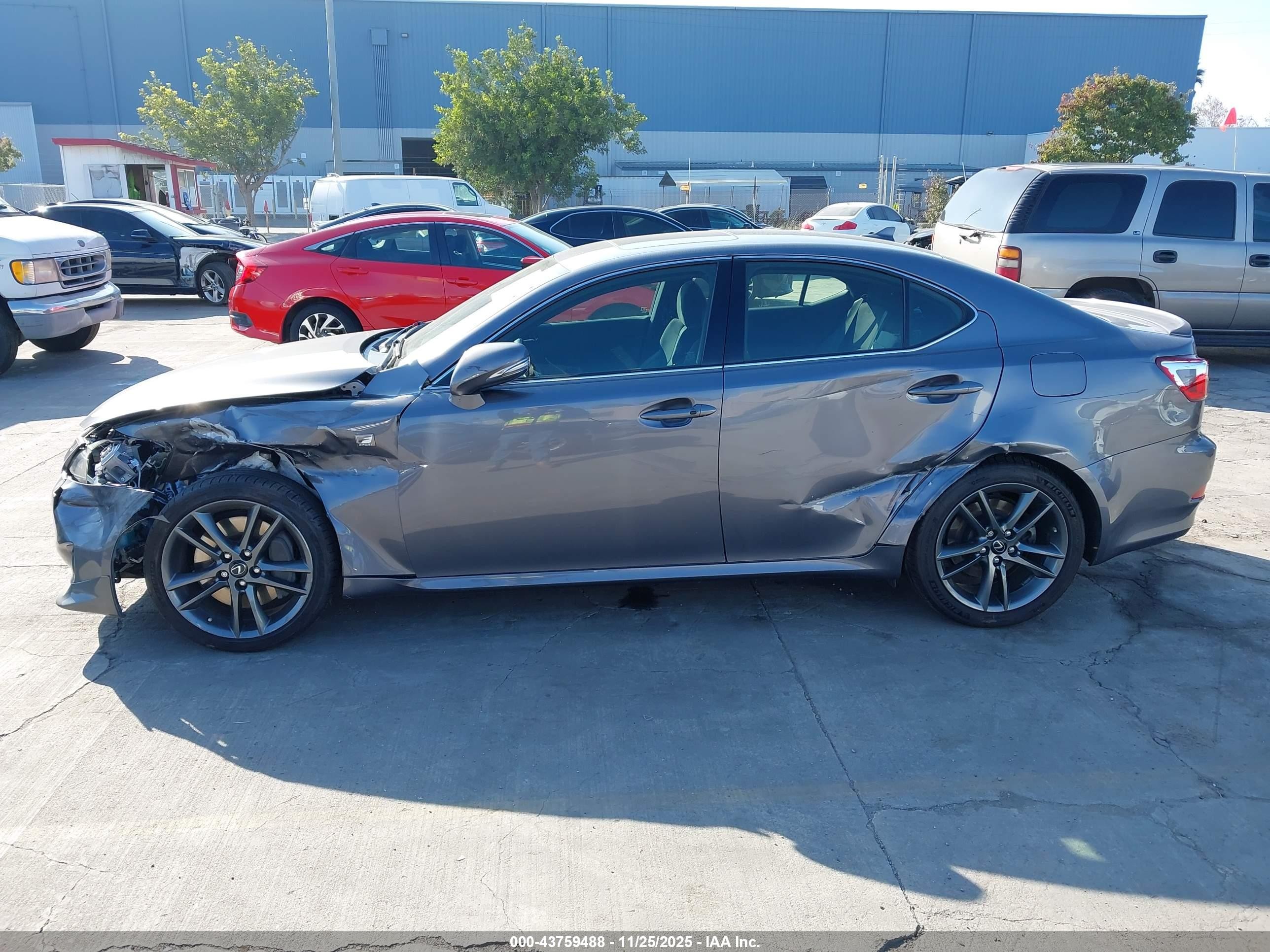 2013 Lexus Is 350   Gray vin: JTHBE5C21D5031849