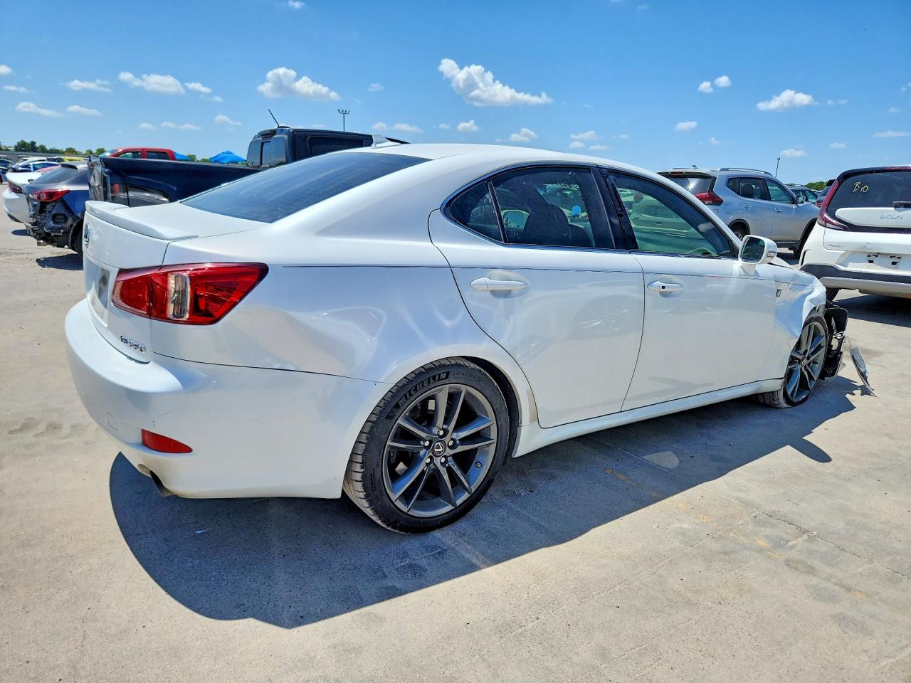 2012 Lexus Is 350 Белый vin: JTHBE5C22C5030756