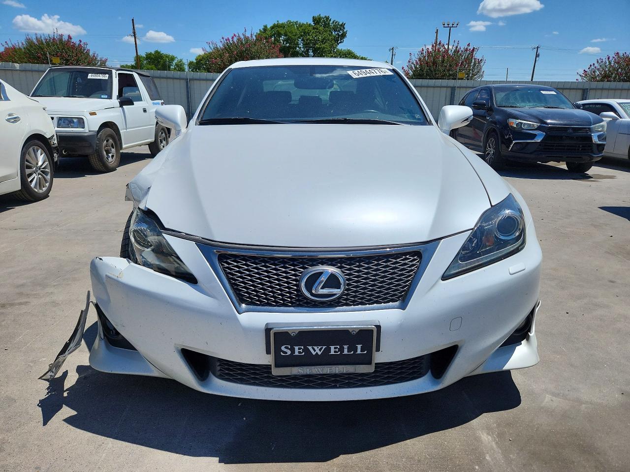 2012 Lexus Is 350 Белый vin: JTHBE5C22C5030756
