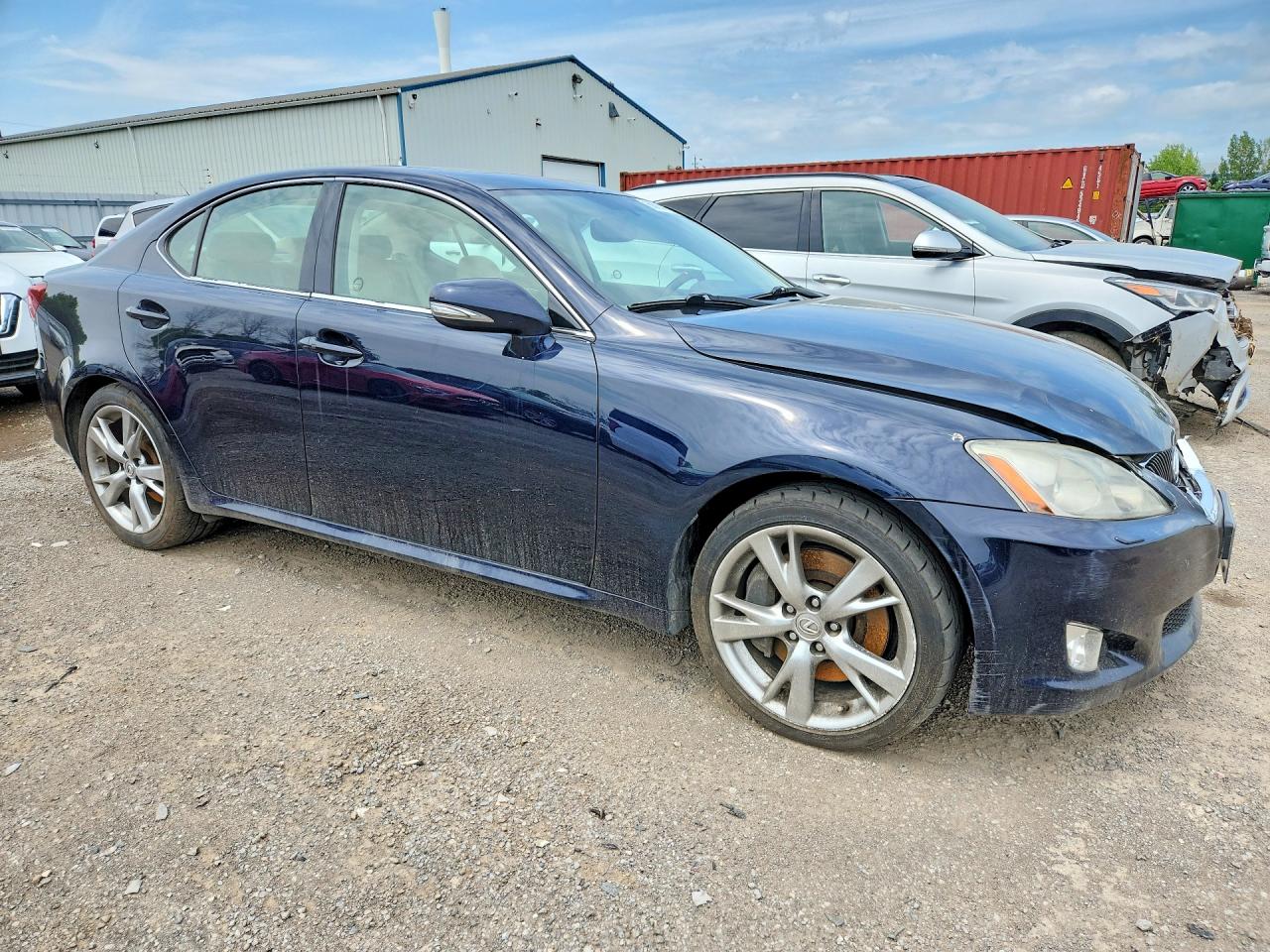 2010 Lexus Is 350 Синий vin: JTHBE5C23A5023845