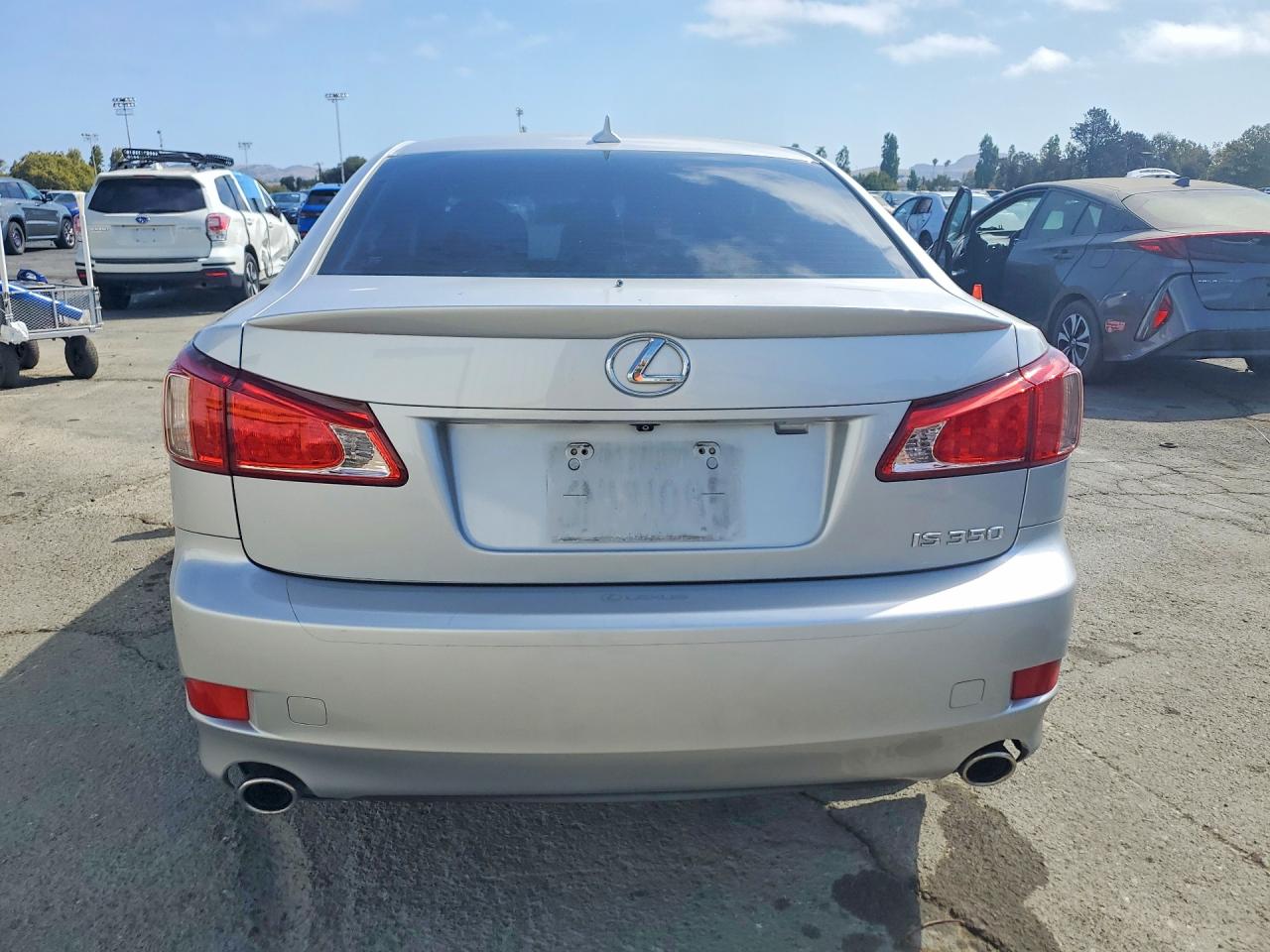 2011 Lexus Is 350 Silver vin: JTHBE5C25B5025386