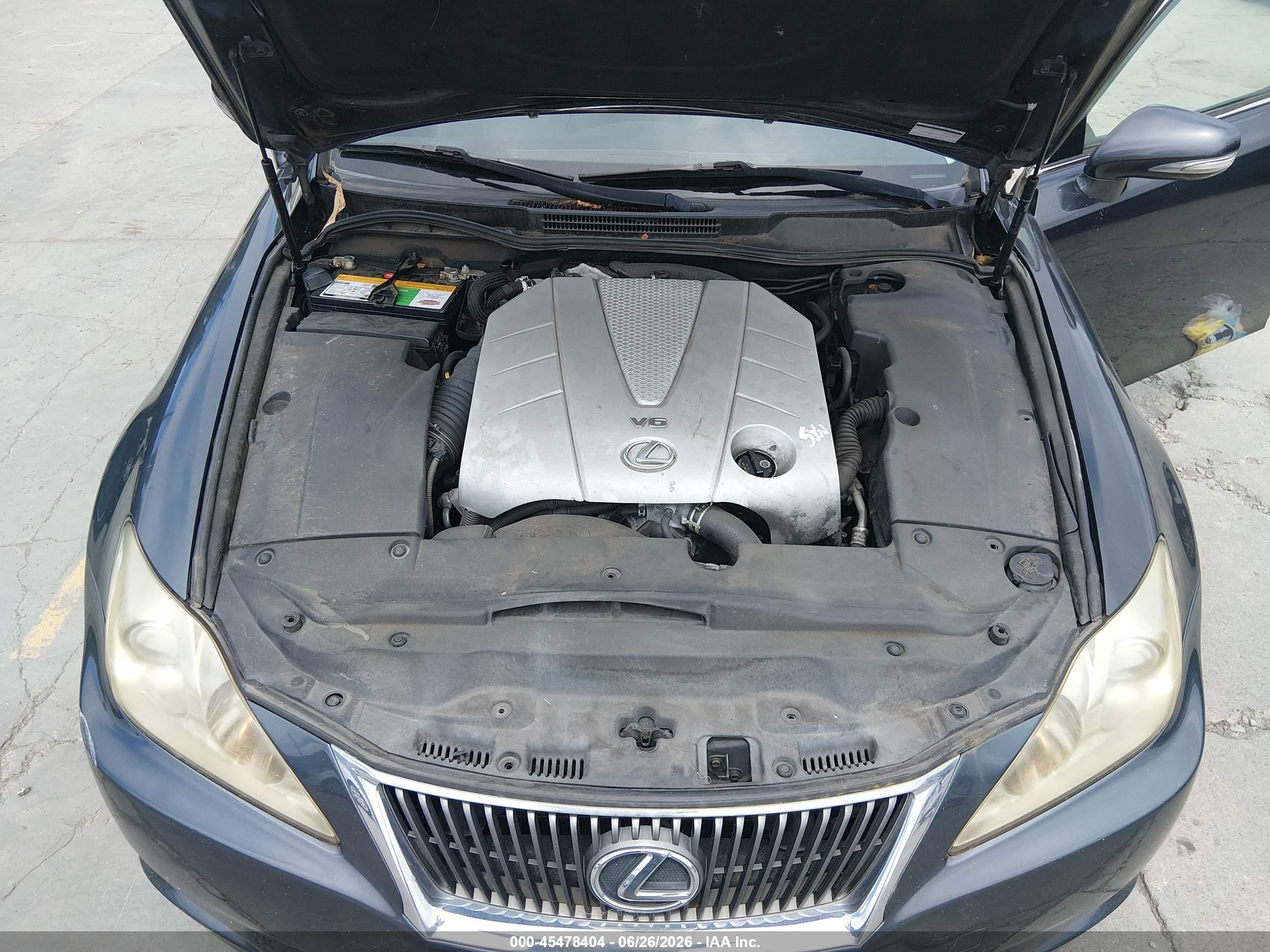 2010 Lexus Is 350   Gray vin: JTHBE5C27A2017578