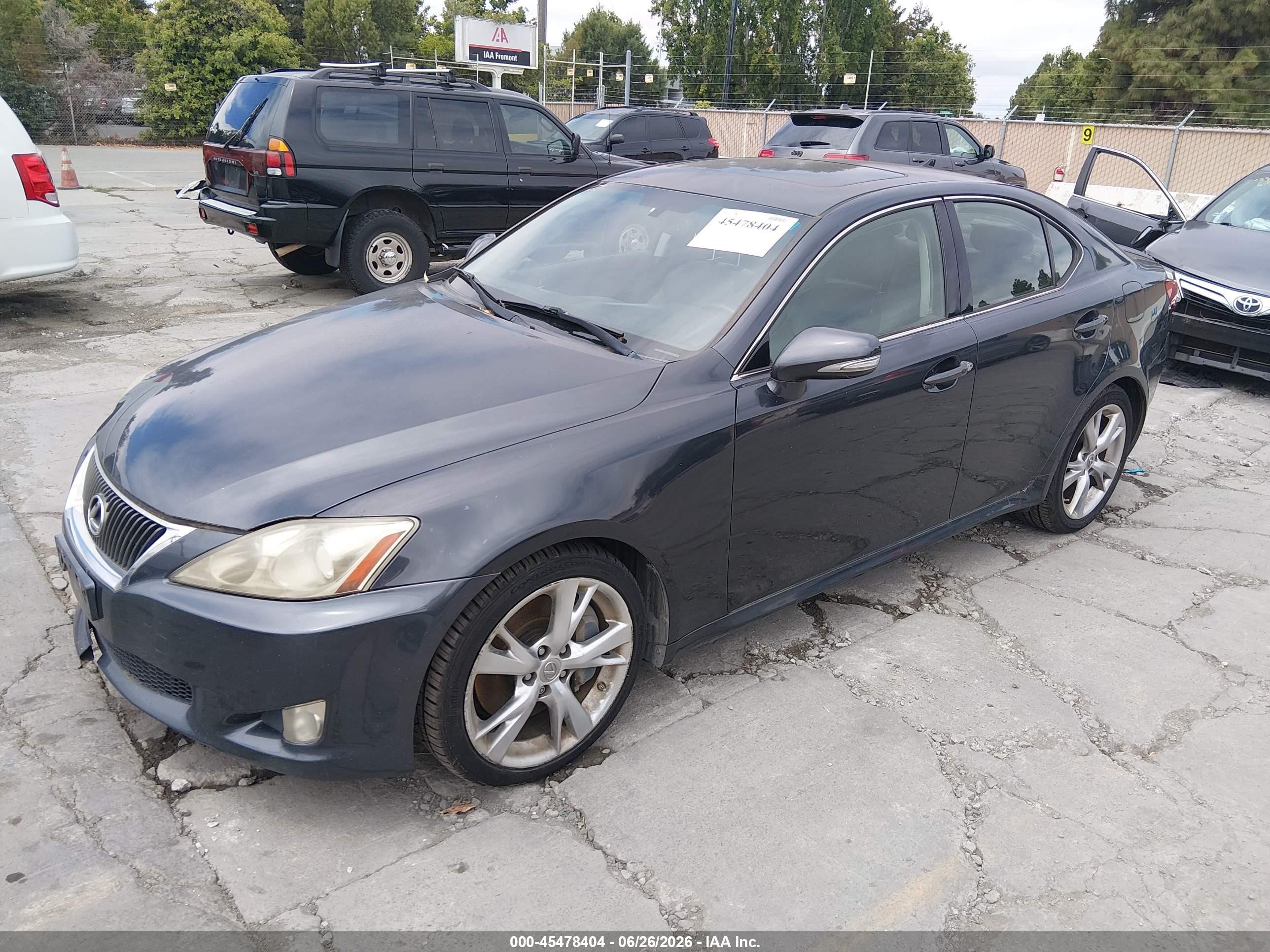 2010 Lexus Is 350   Gray vin: JTHBE5C27A2017578