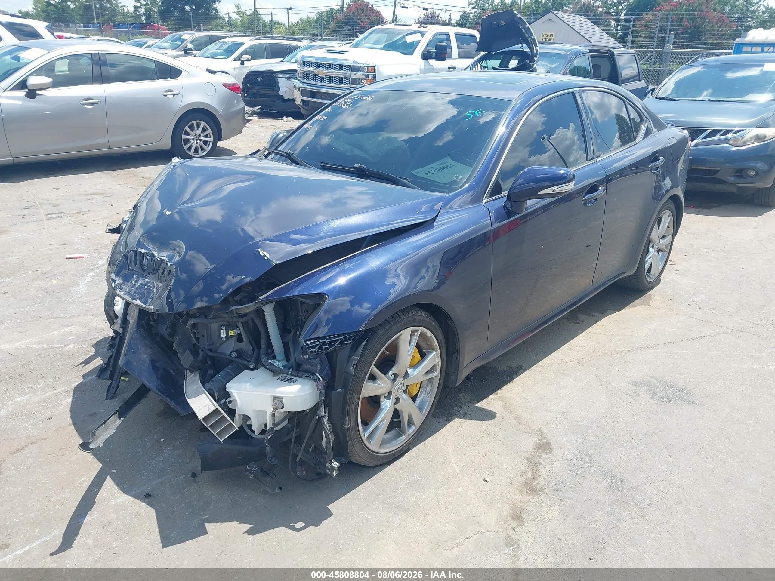 2011 Lexus Is 350   Dark Blue vin: JTHBE5C27B5025552
