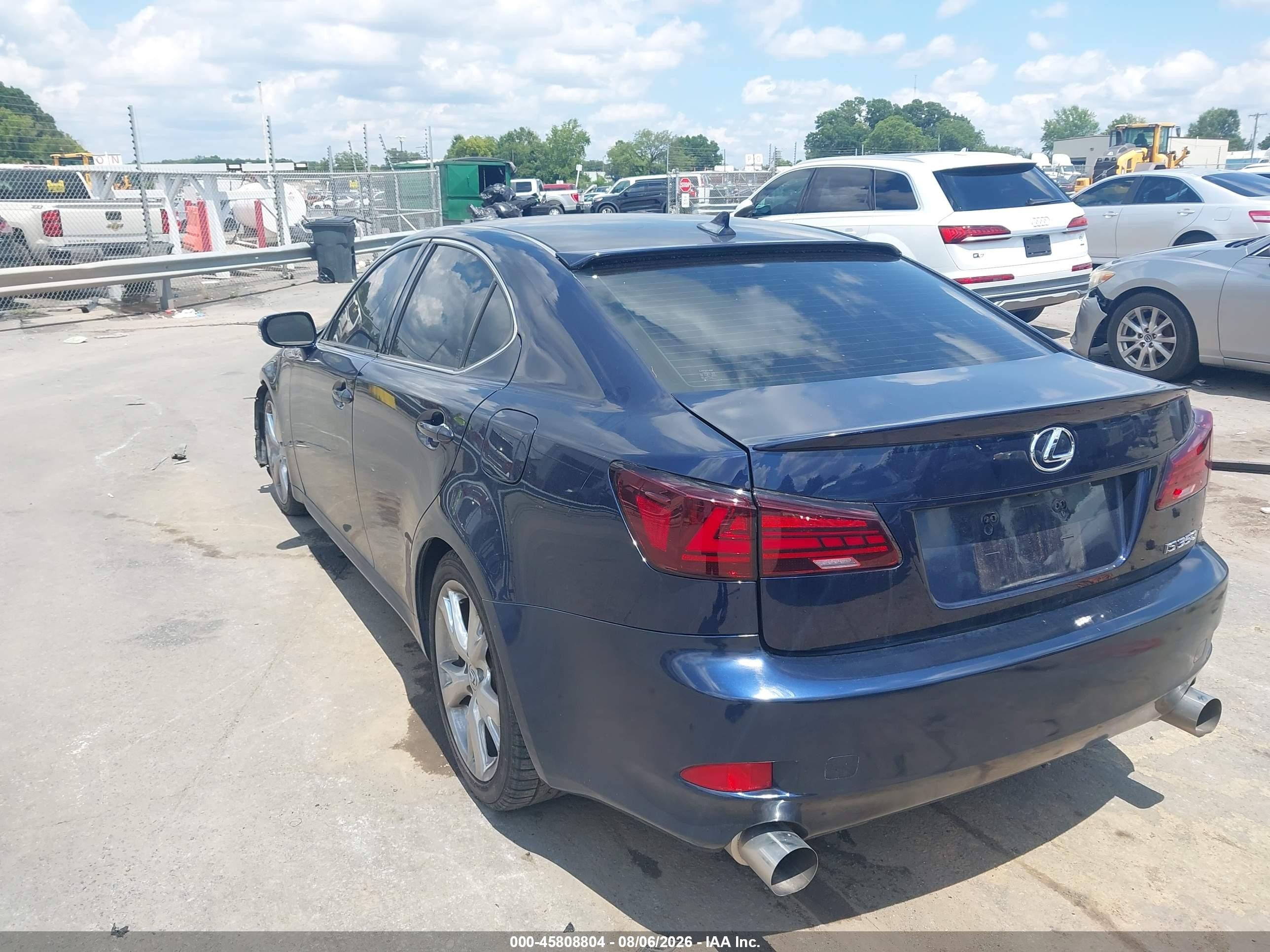 2011 Lexus Is 350   Dark Blue vin: JTHBE5C27B5025552