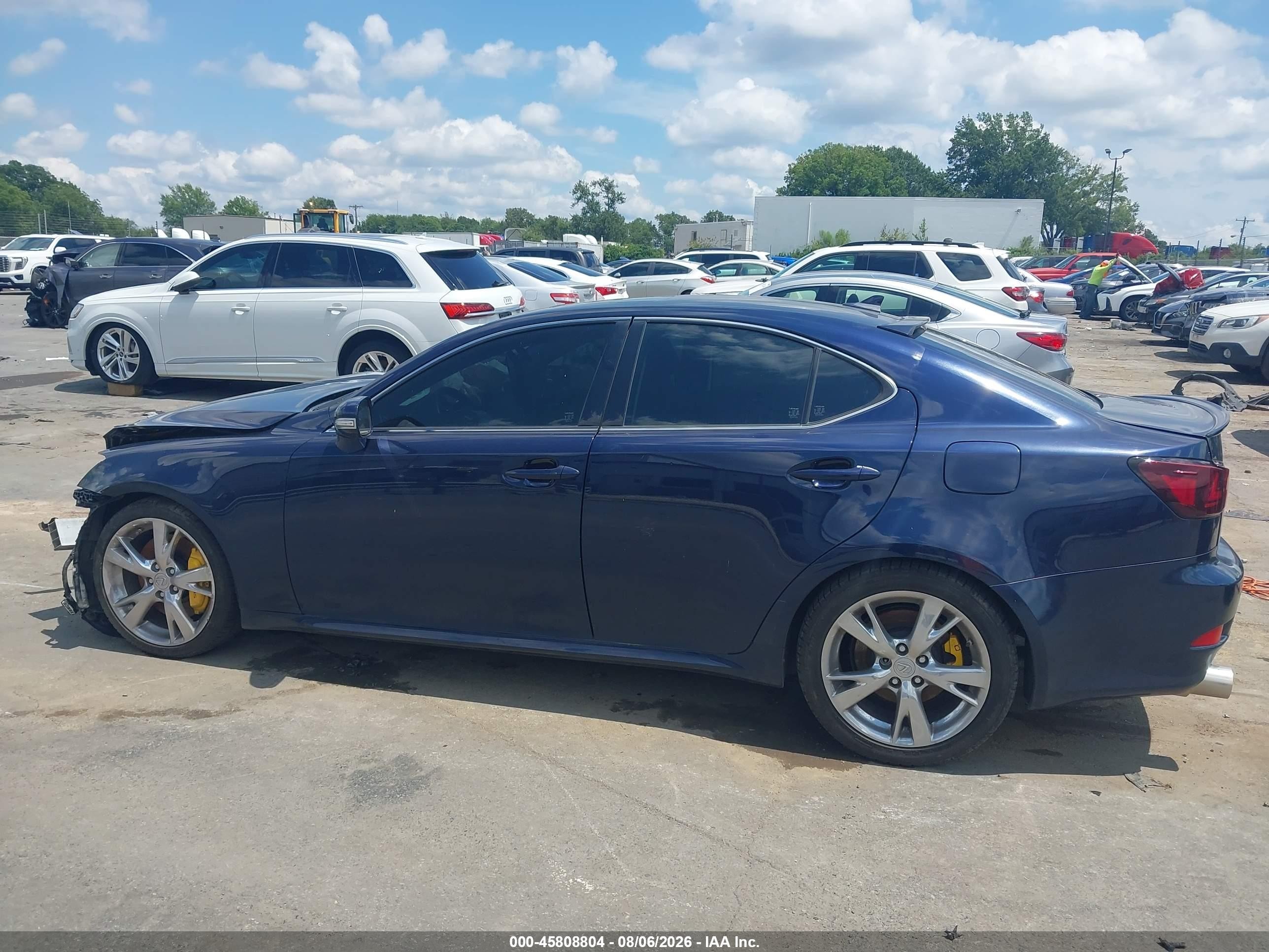 2011 Lexus Is 350   Dark Blue vin: JTHBE5C27B5025552