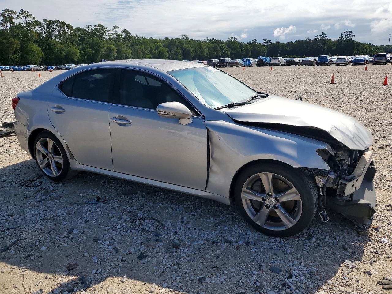 2012 Lexus Is 350 Silver vin: JTHBE5C28C5030535