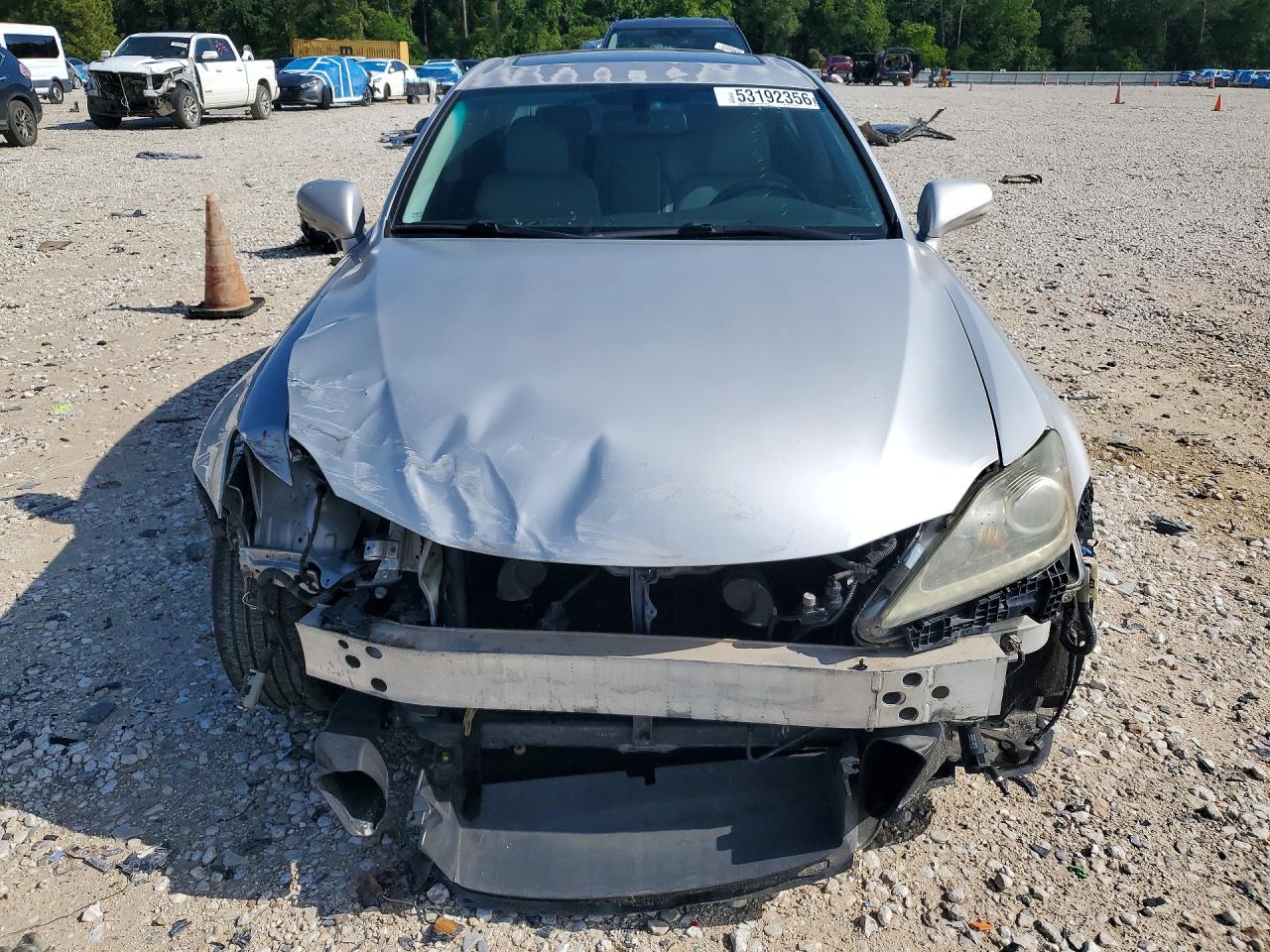 2012 Lexus Is 350 Silver vin: JTHBE5C28C5030535