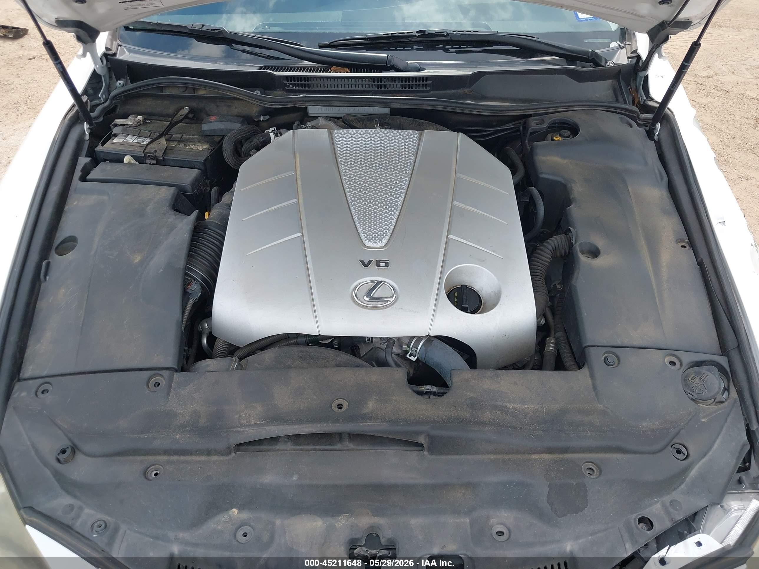 2012 Lexus Is 350   White vin: JTHBE5C28C5031104