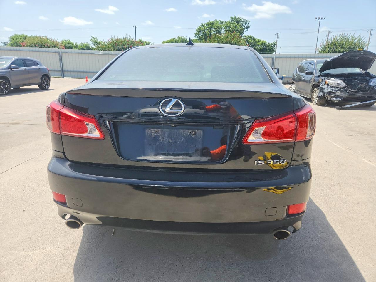 2011 Lexus Is 350 Black vin: JTHBE5C29B5026704