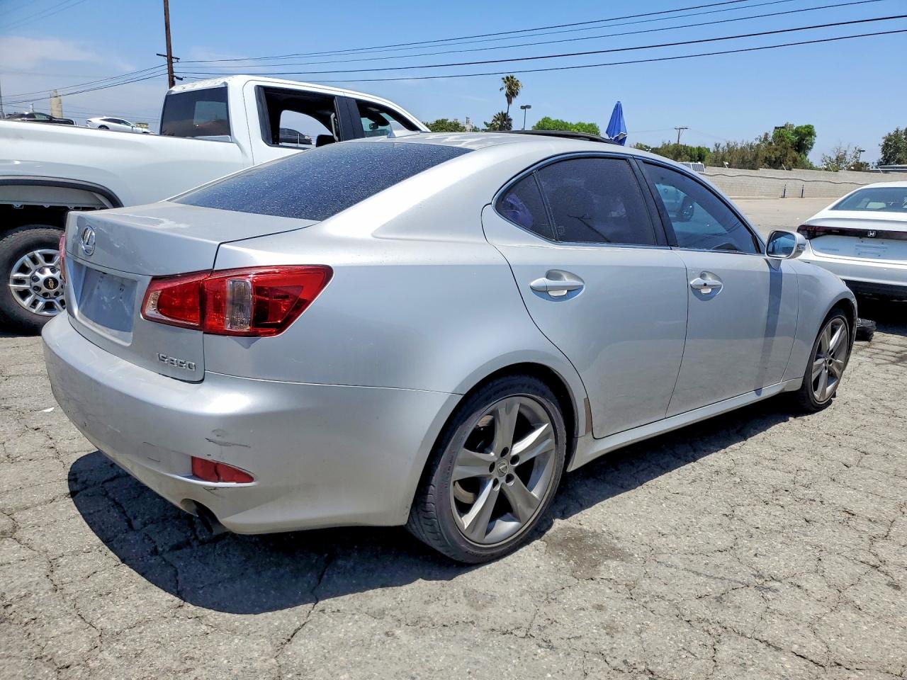 2012 Lexus Is 350 Silver vin: JTHBE5C29C5030978