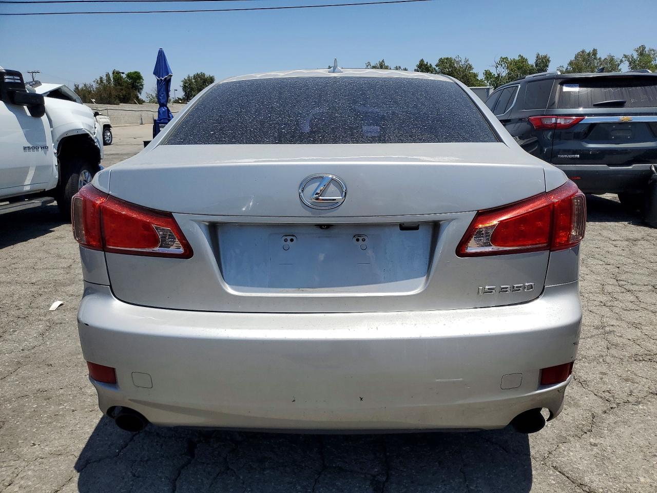2012 Lexus Is 350 Silver vin: JTHBE5C29C5030978