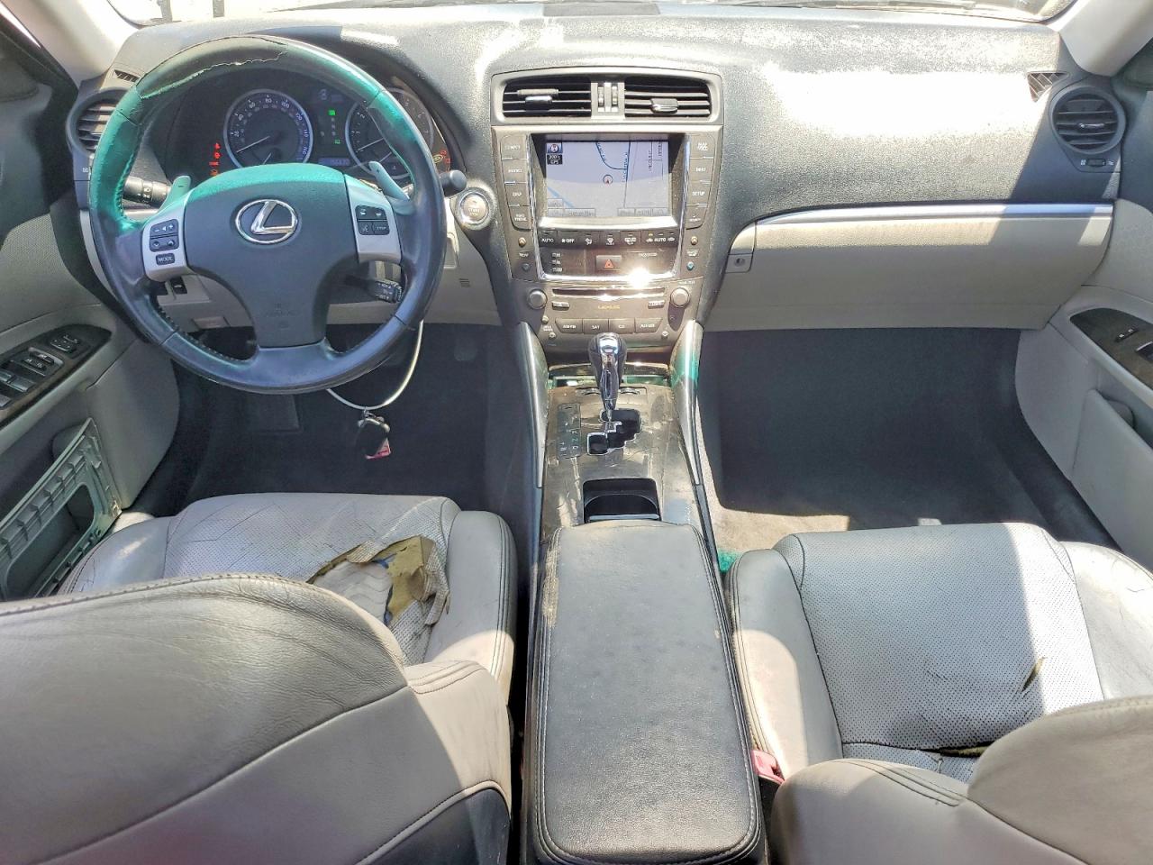 2012 Lexus Is 350 Silver vin: JTHBE5C29C5030978