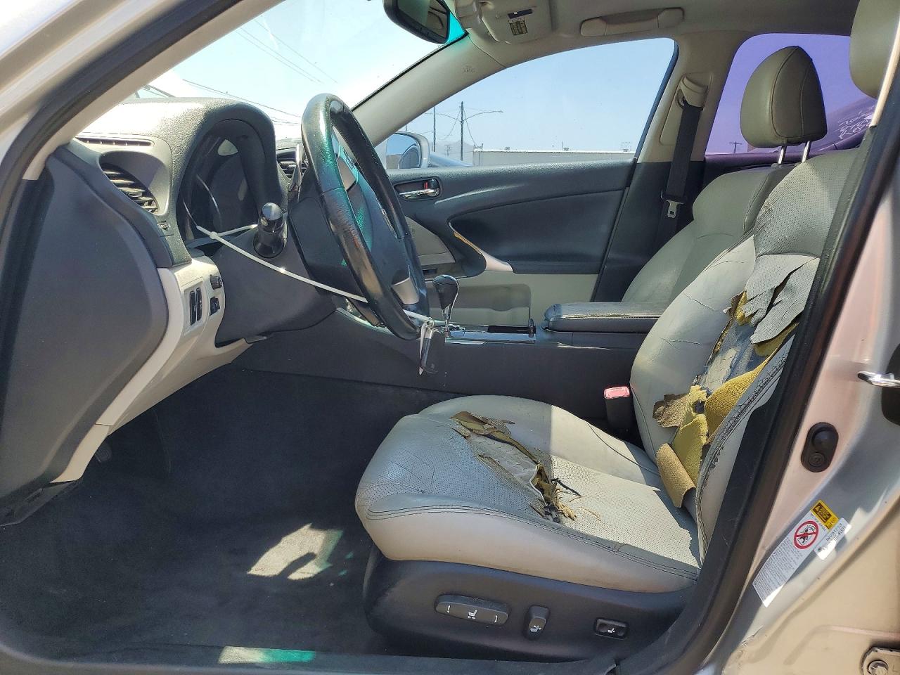 2012 Lexus Is 350 Silver vin: JTHBE5C29C5030978