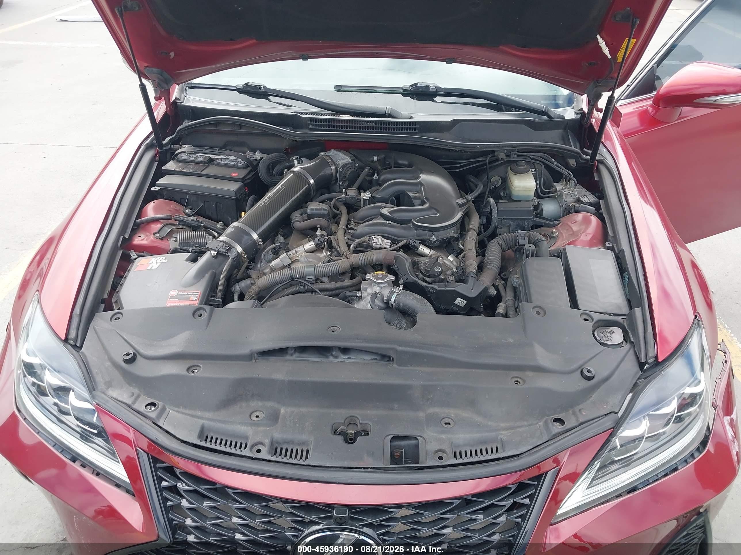2010 Lexus Is 350 Red vin: JTHBE5C2XA5024362