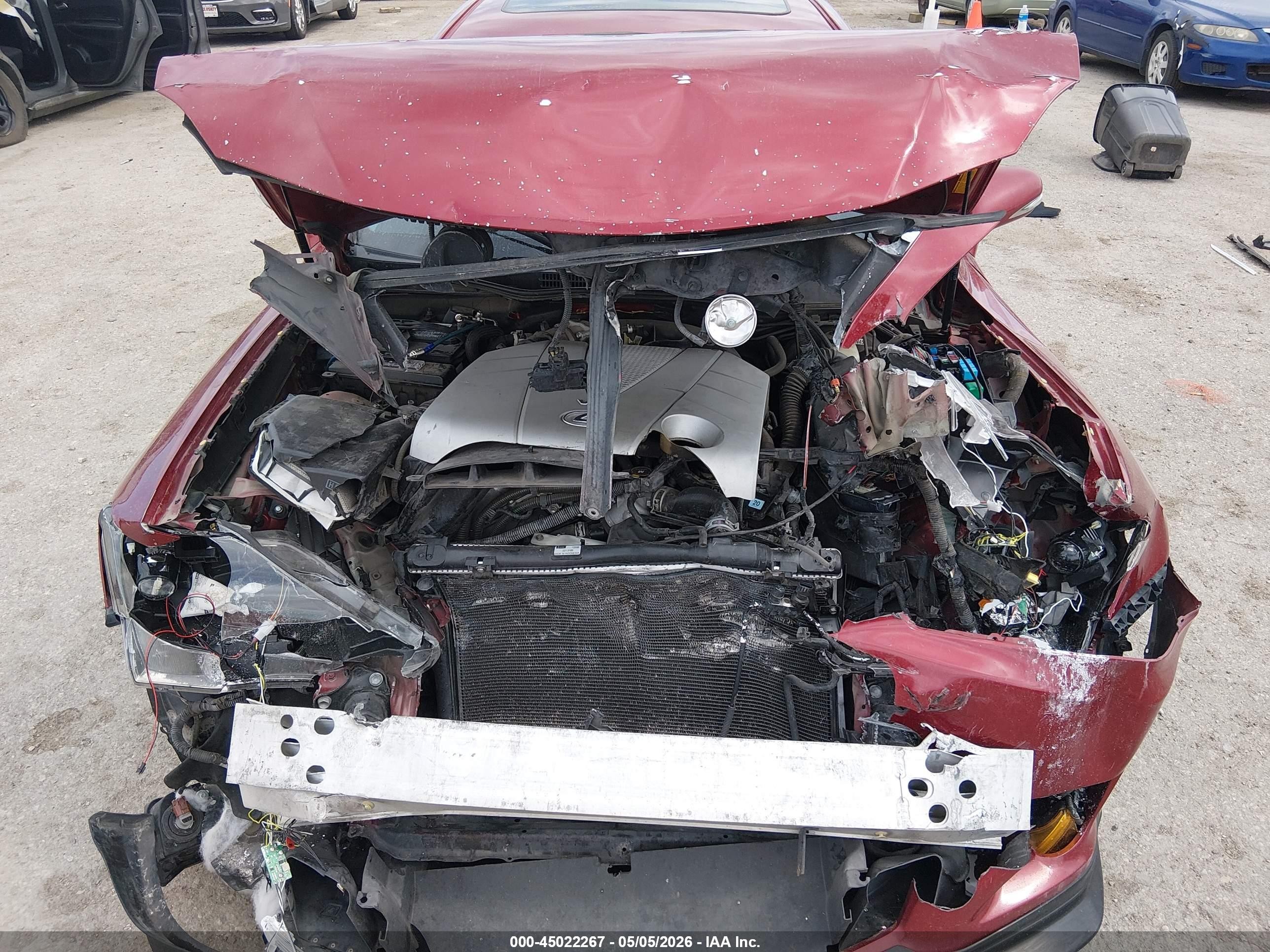 2010 Lexus Is 350   Red vin: JTHBE5C2XA5024426